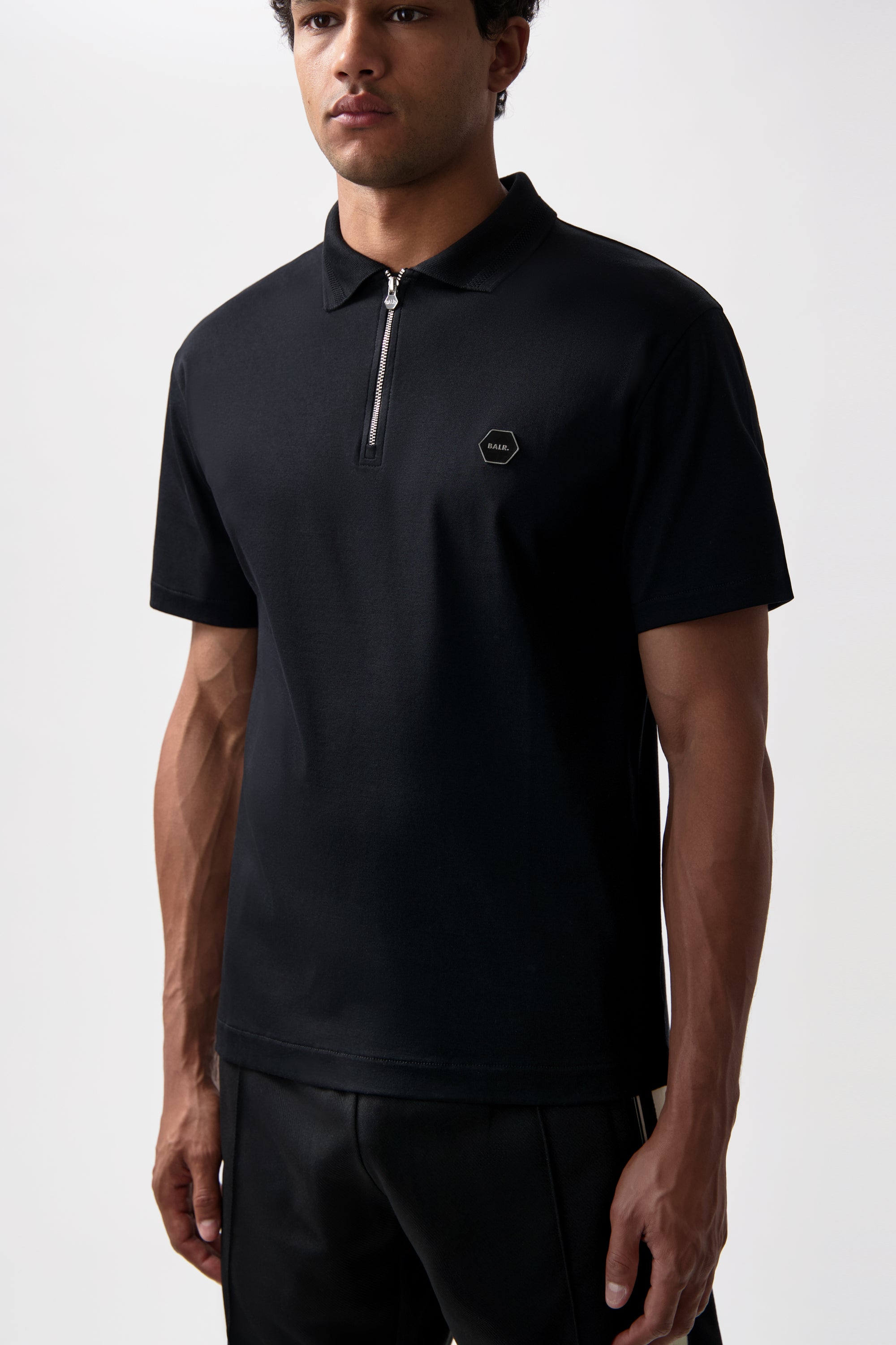 Hex-Serie Polo Jet Black