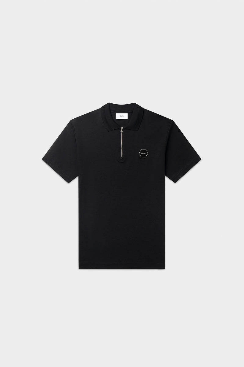 Hex-Series Polo Jet Black