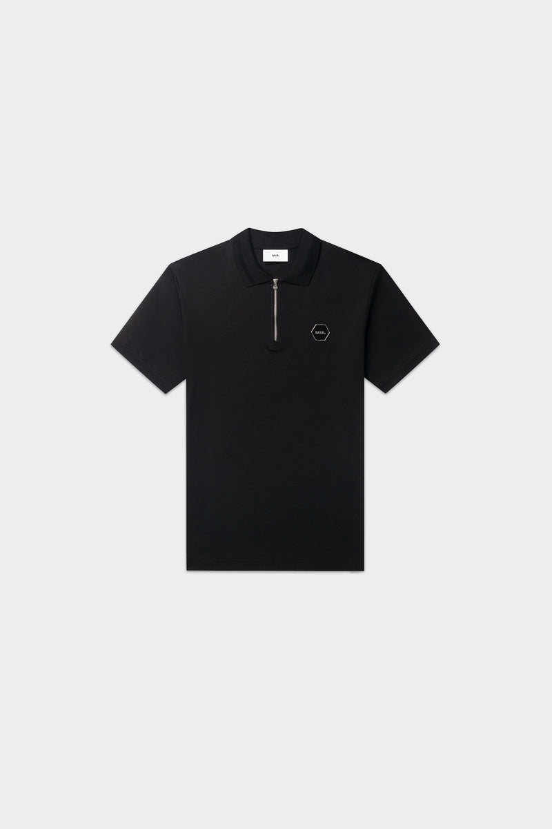 Hex-Series Polo Jet Black