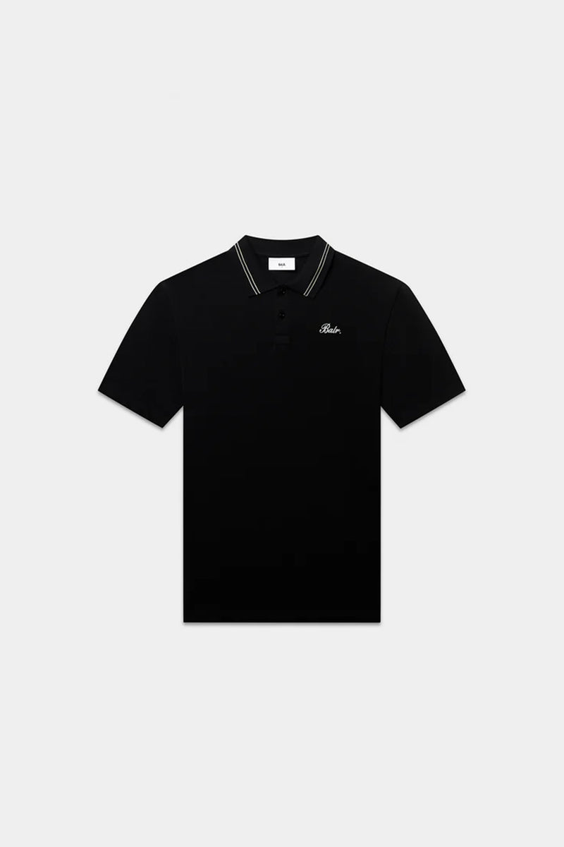 Tape Polo Jet Black