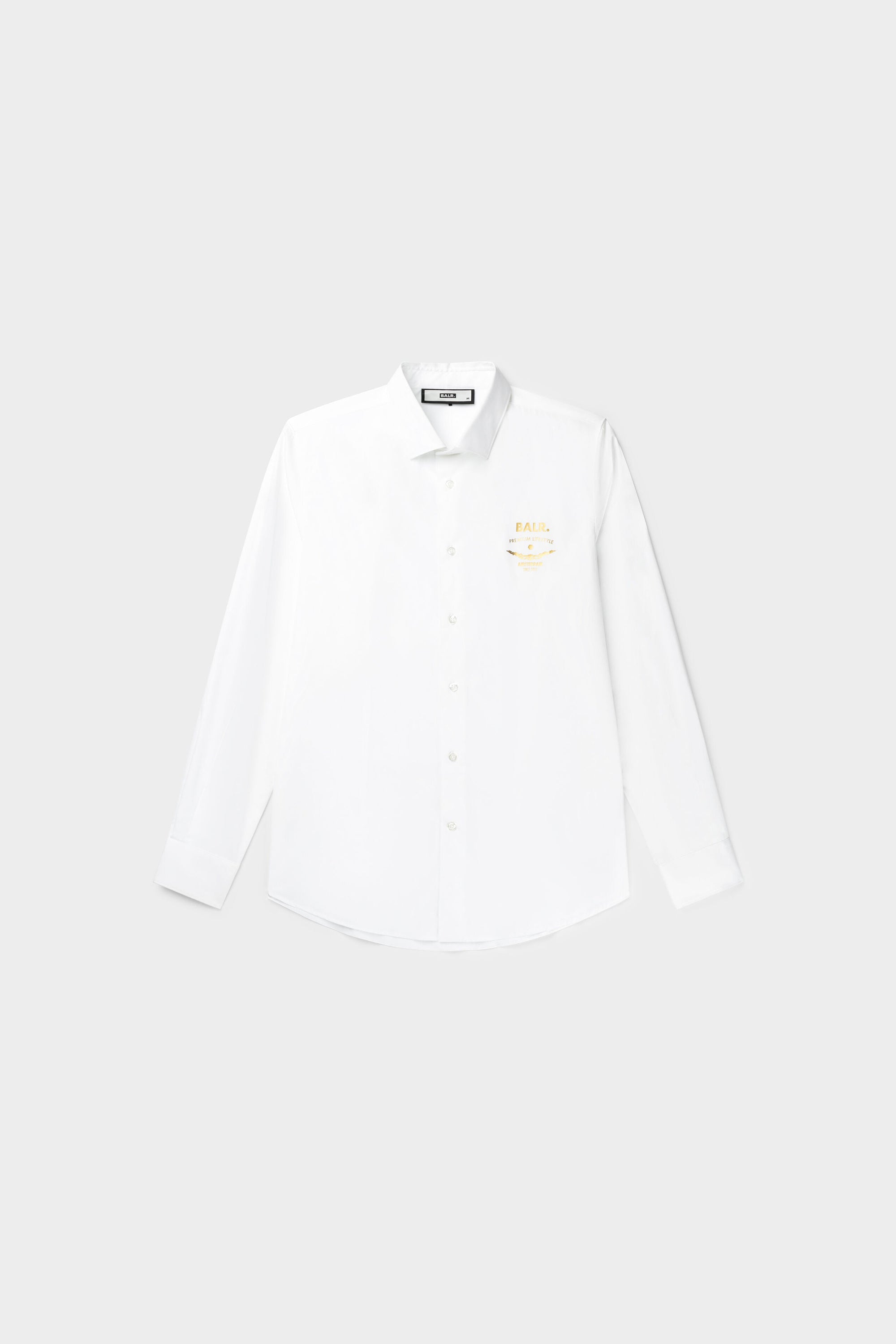 Phillipe Slim Emblem Shirt Bright White