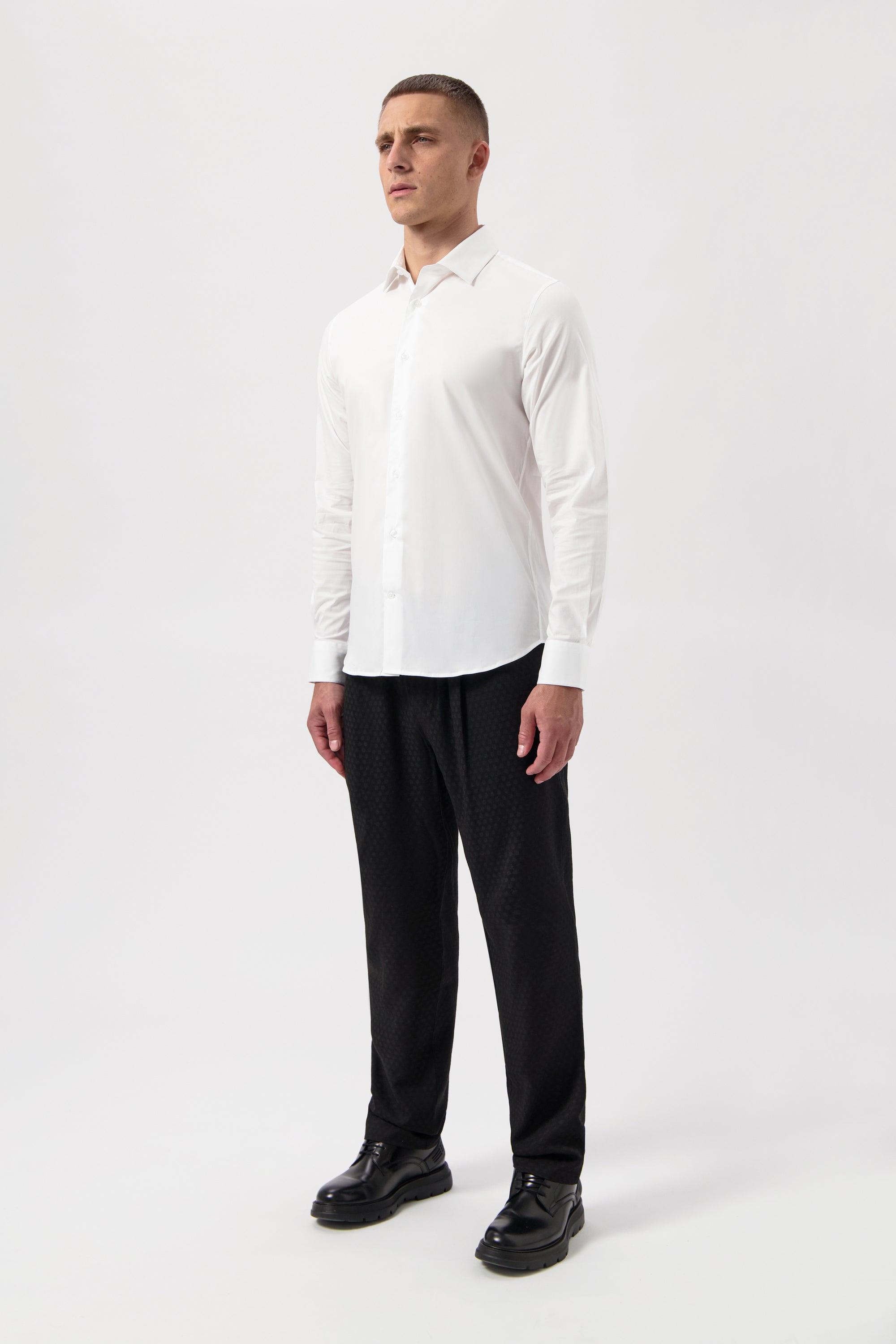 Hex-Series Slim Shirt Bright White