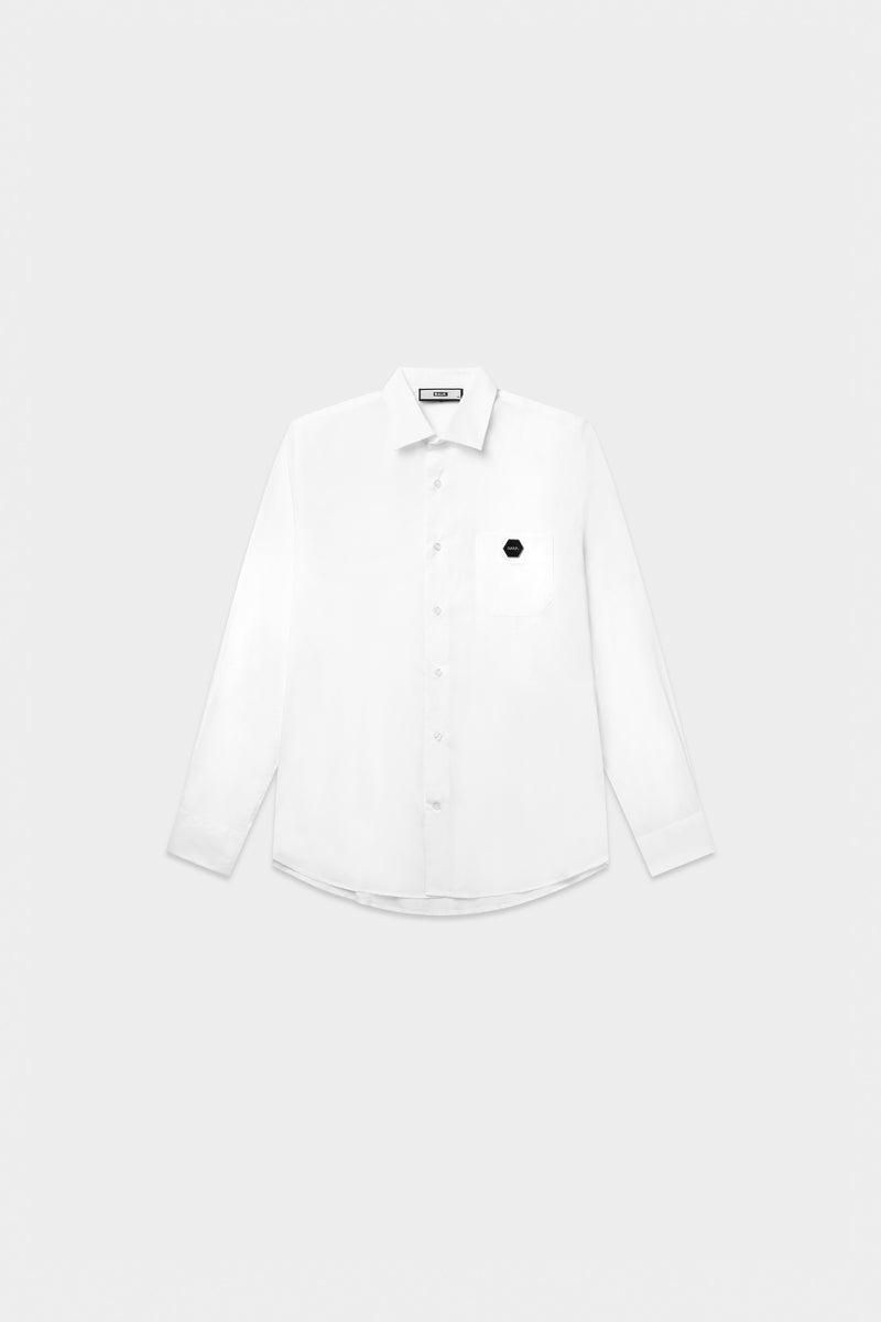 Hex-Series Slim Shirt Bright White