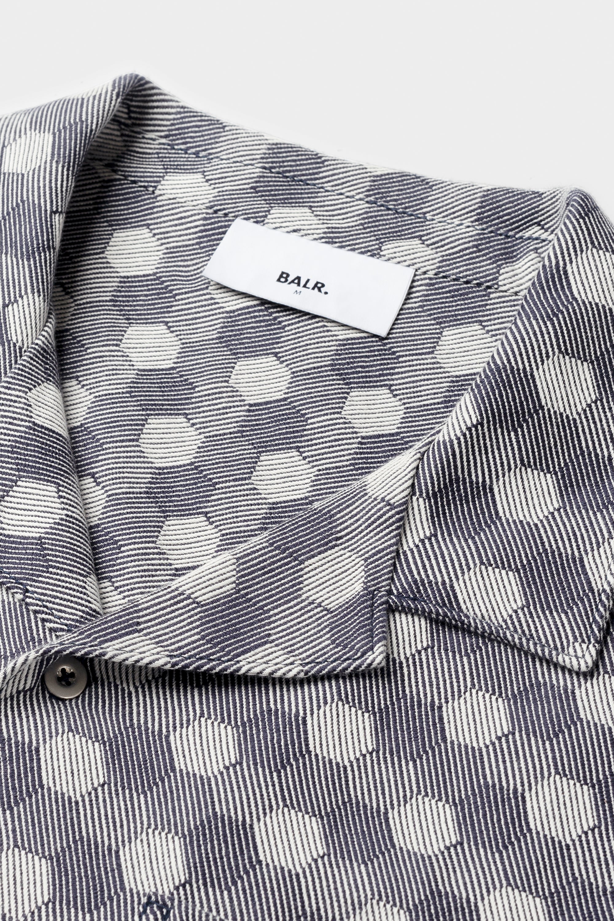 Hex Jacquard Box Camisa índigo