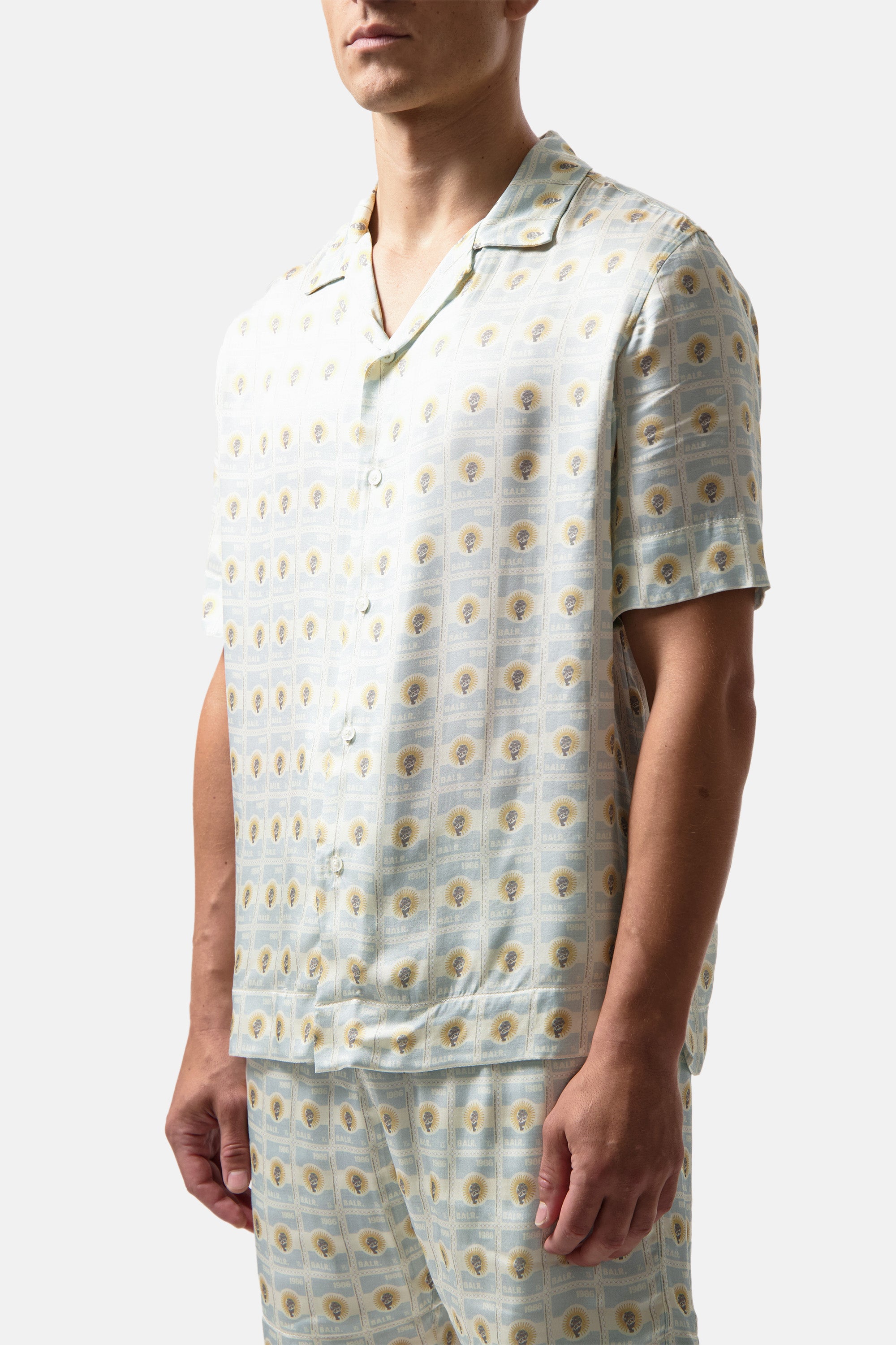 GOTL Stamp Box Shirt Bright White