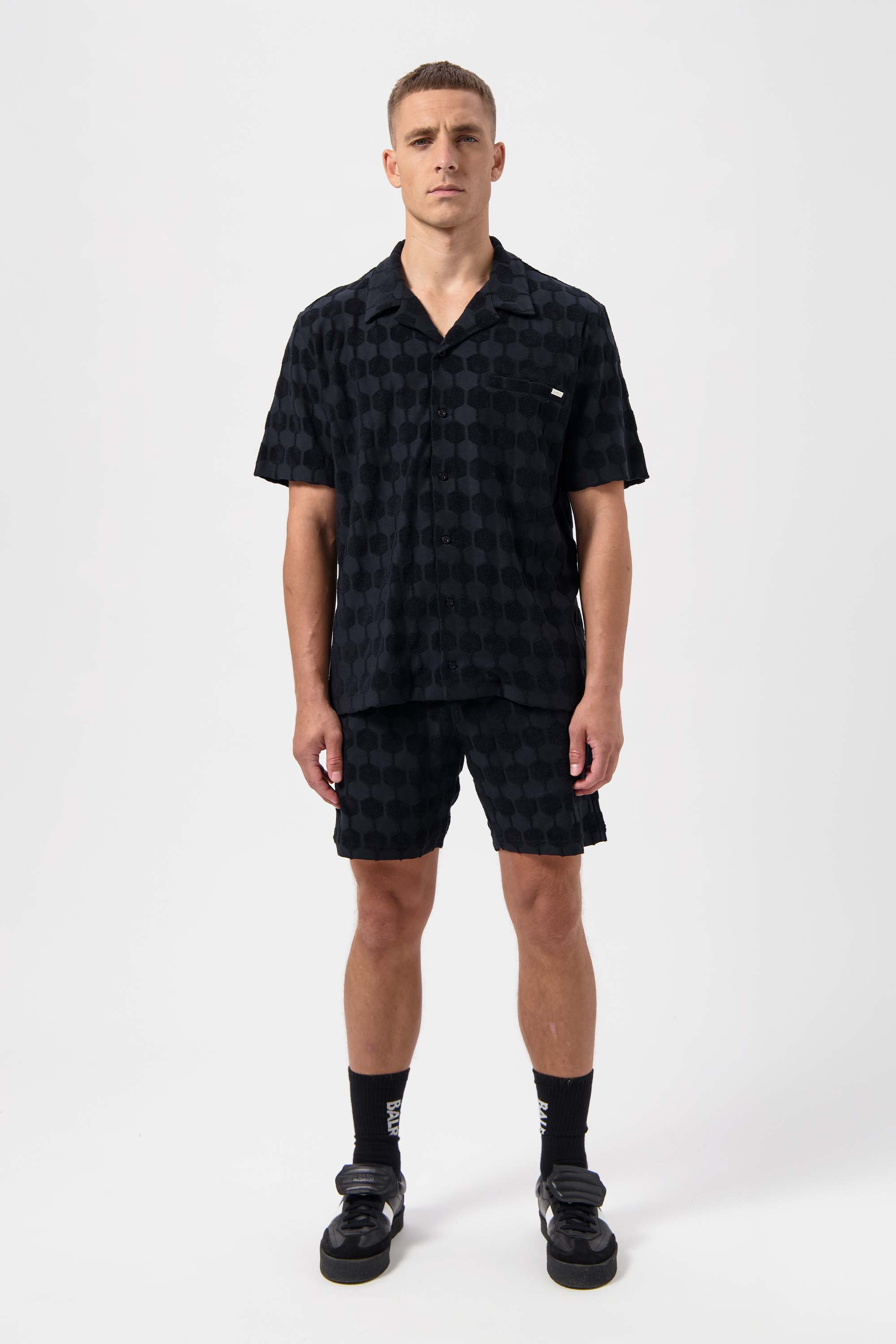 Terry Box Camisa Jet Black