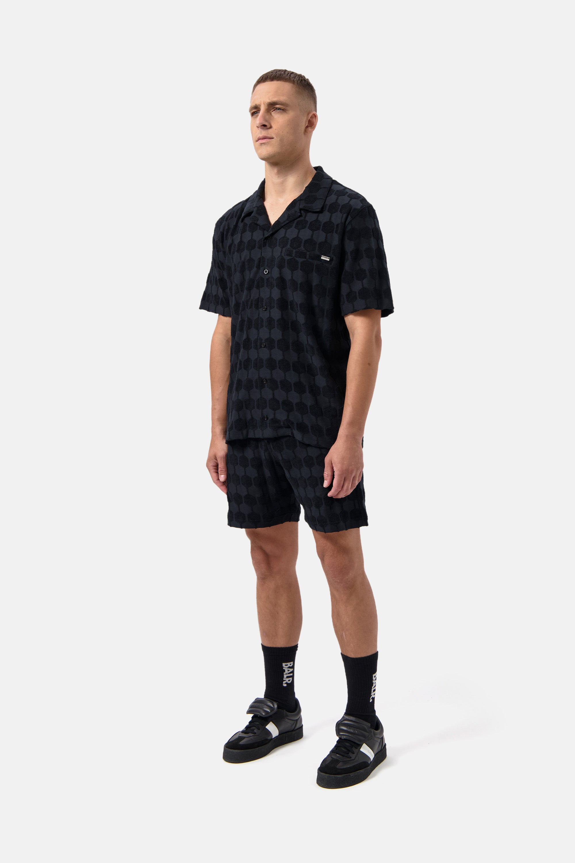 Terry Box Camisa Jet Black