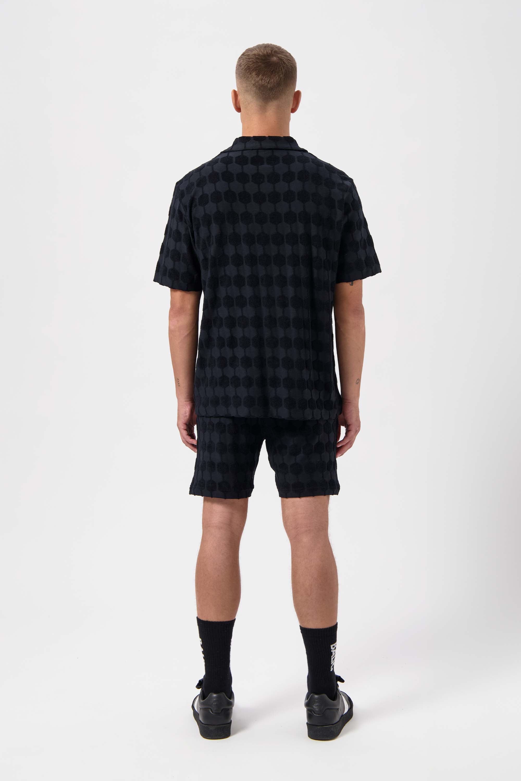 Terry Box Camisa Jet Black