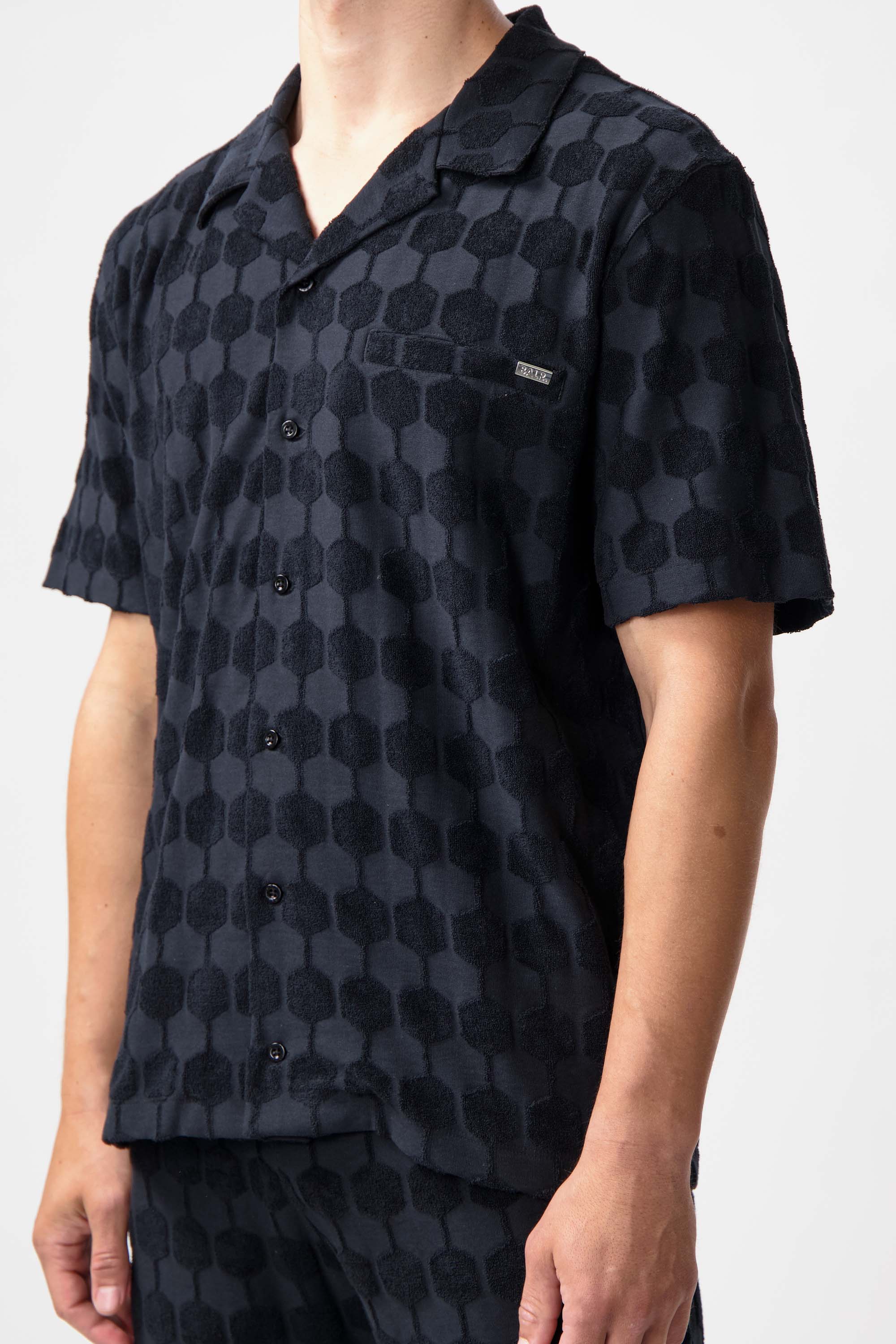 Terry Box Camisa Jet Black