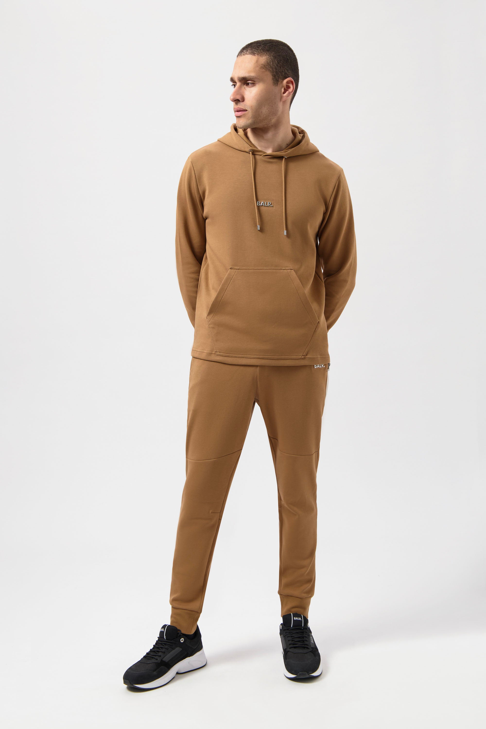 Q-Series Regular Fit Hoodie Toasted Coconut