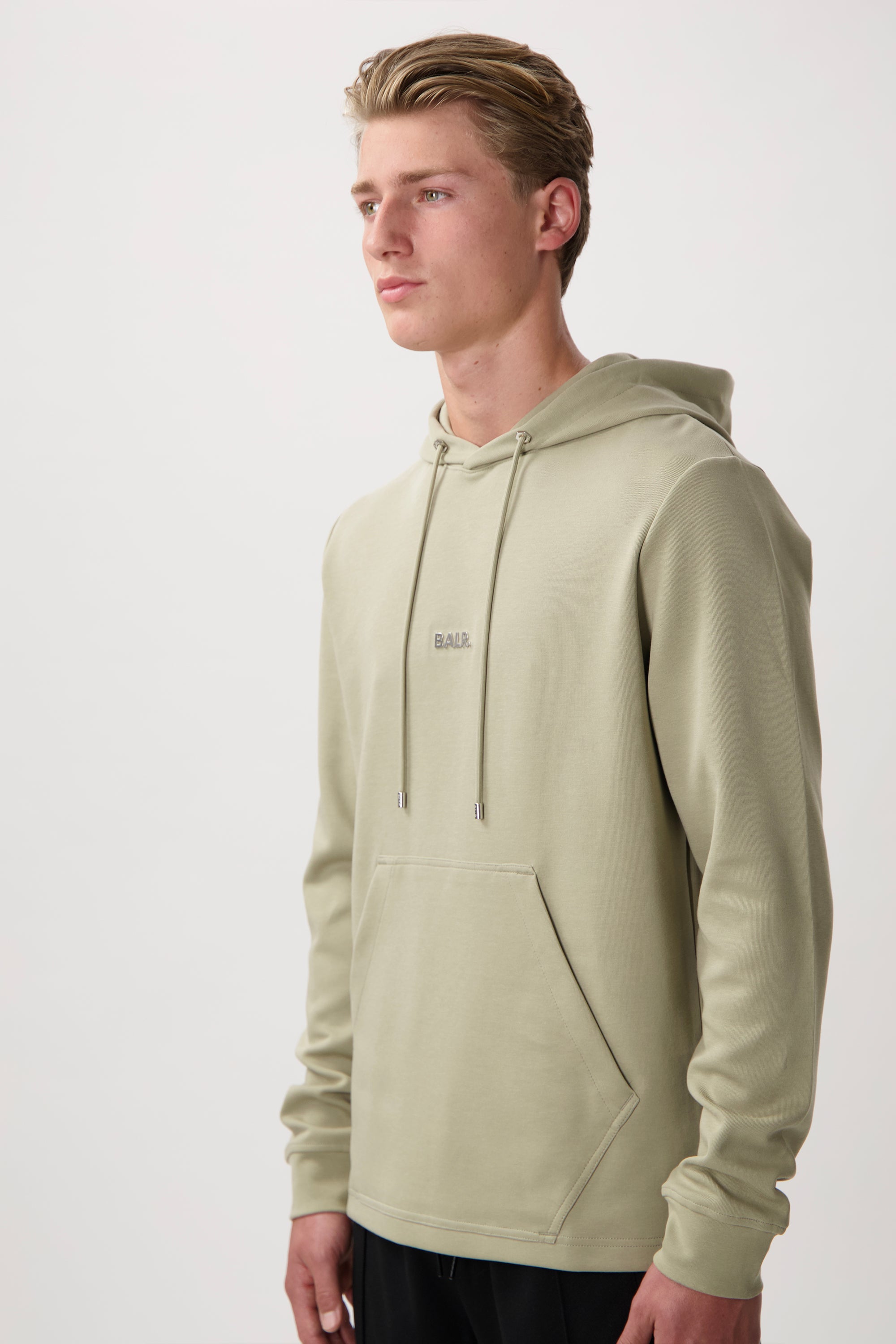 Q-Series Regular Fit Hoodie Seneca Gray