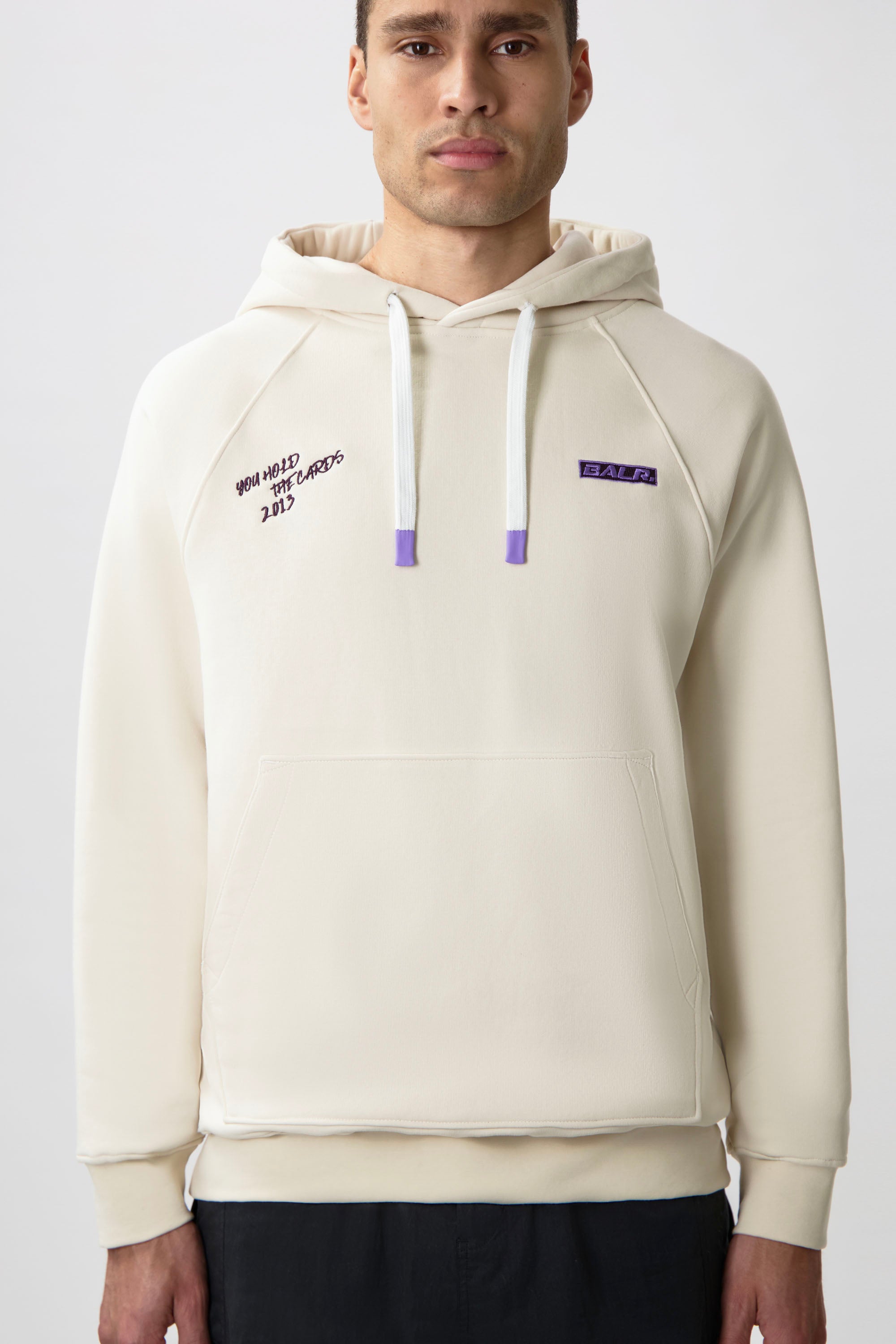 The Club Box Fit Hood White Swan