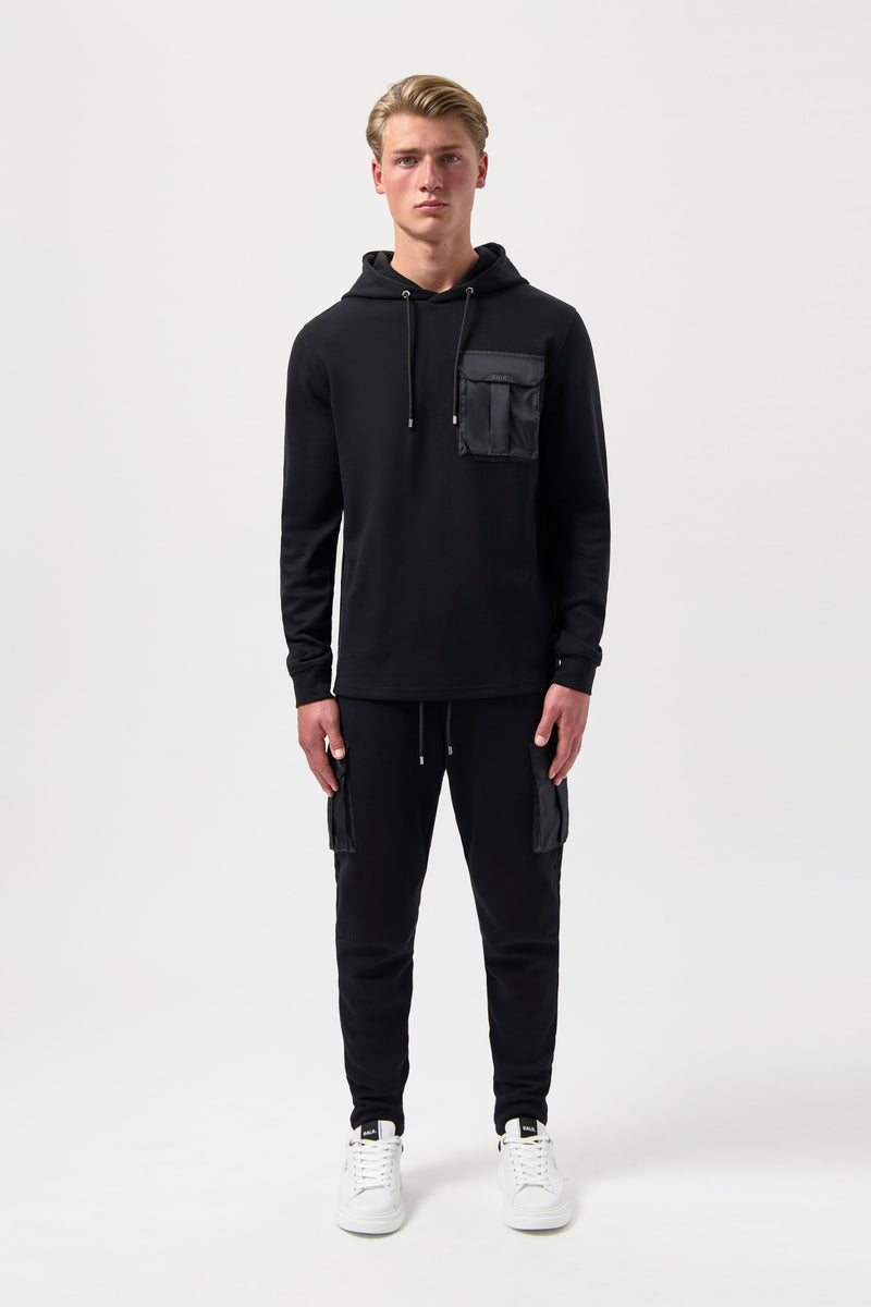 Q-Cargo Regular Fit Sudadera Jet Black