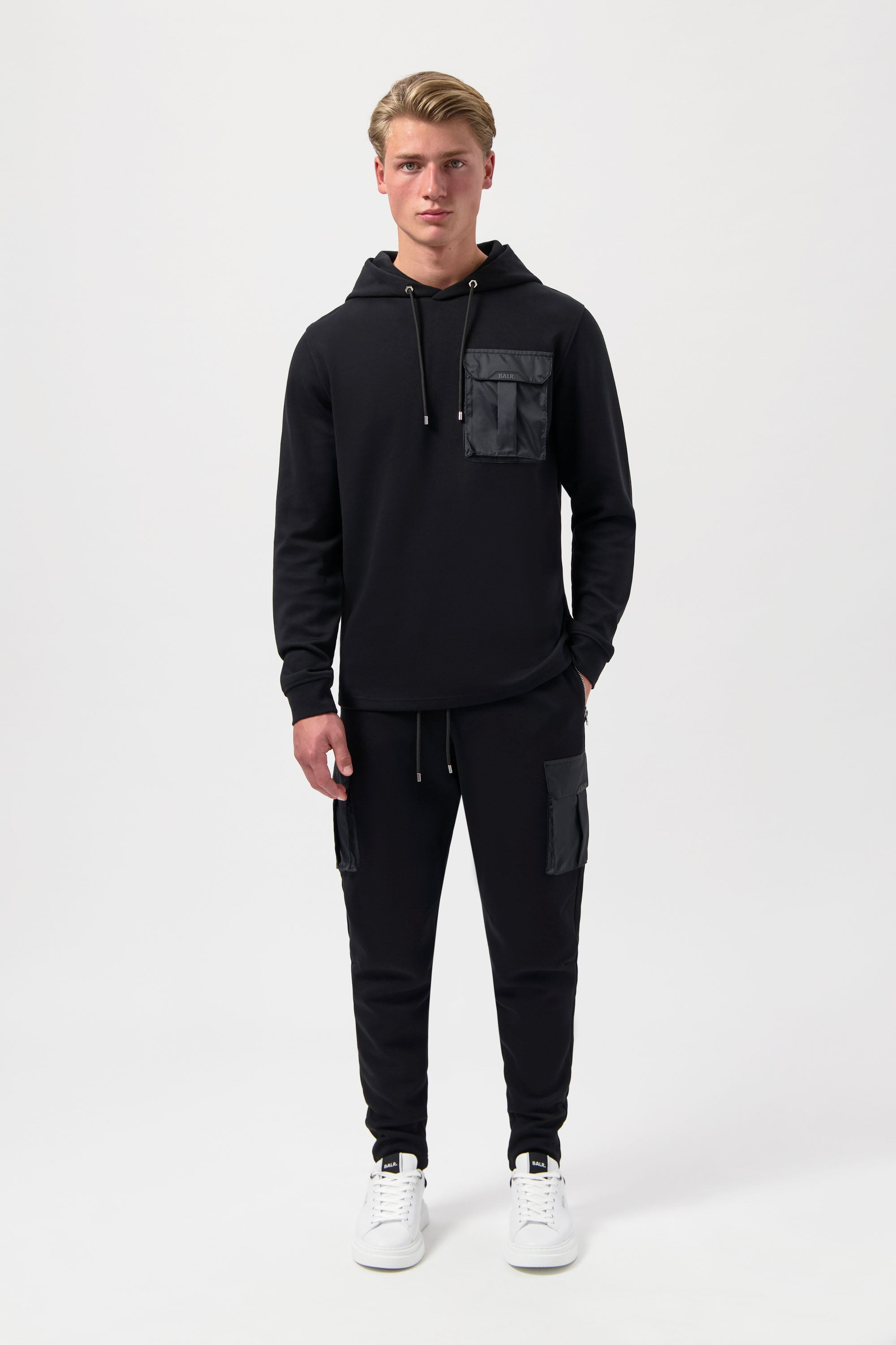 Q-Cargo Regular Fit Sudadera Jet Black