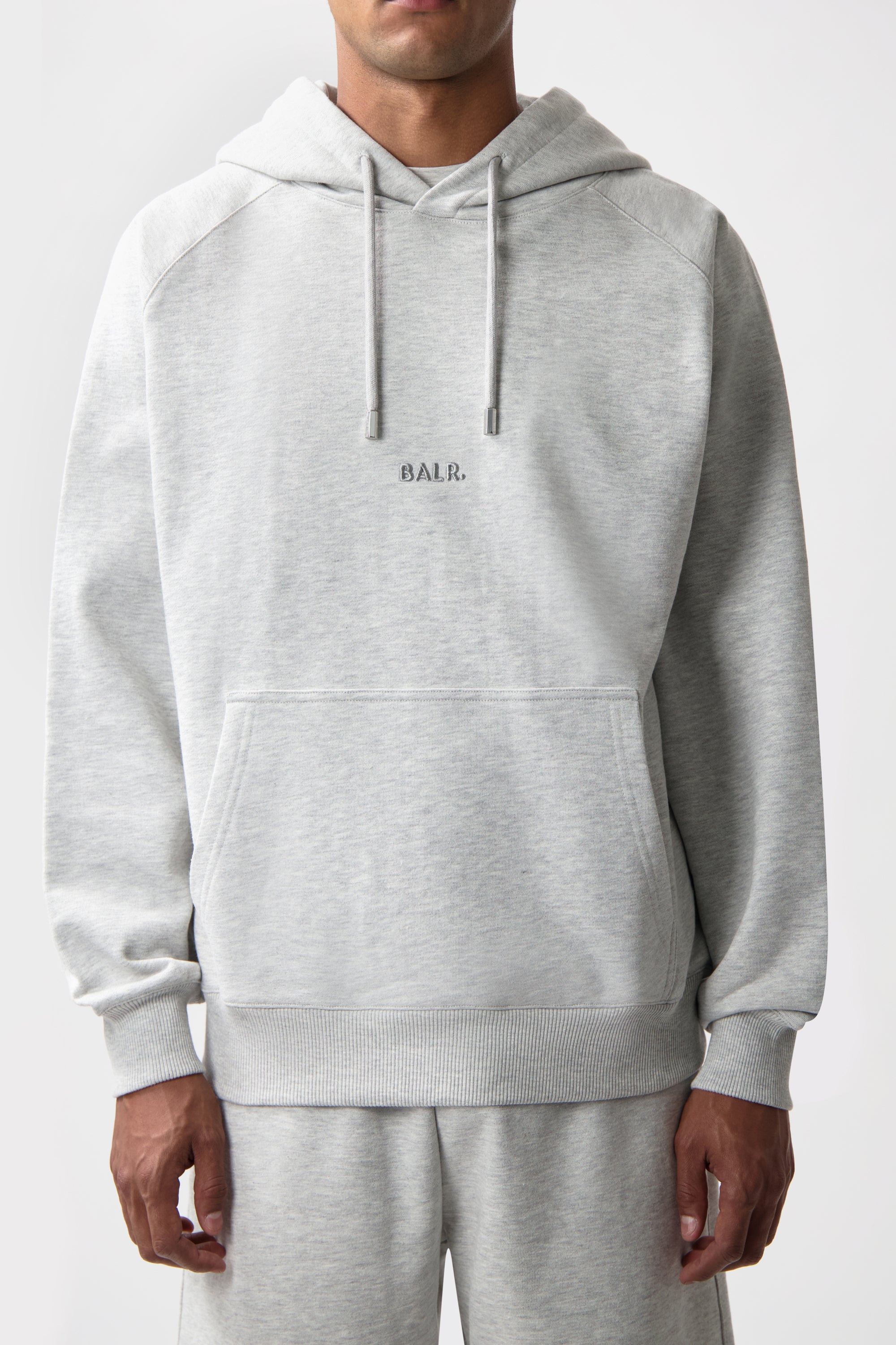 Logo Hoodie Lt Grey Melange