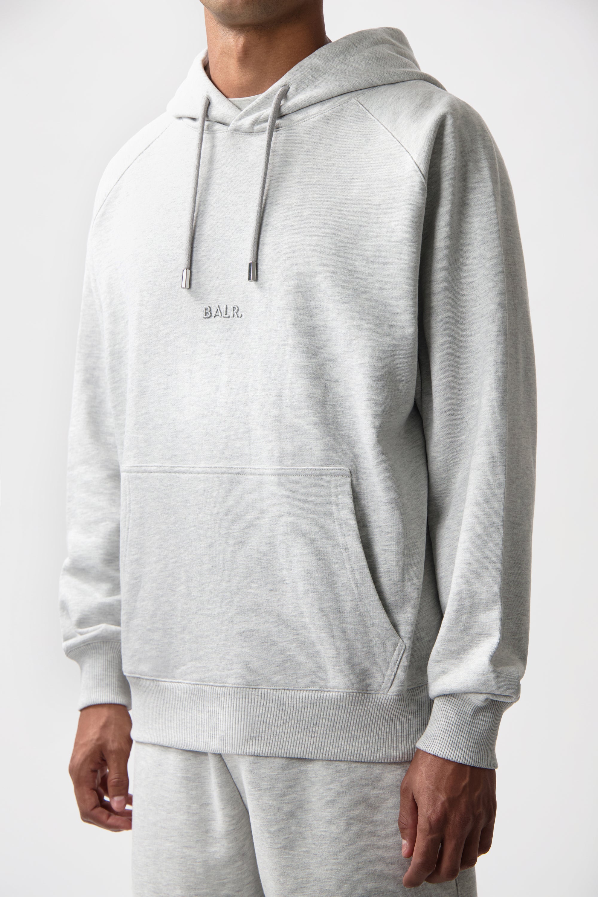 Logo Hoodie Lt Grey Melange