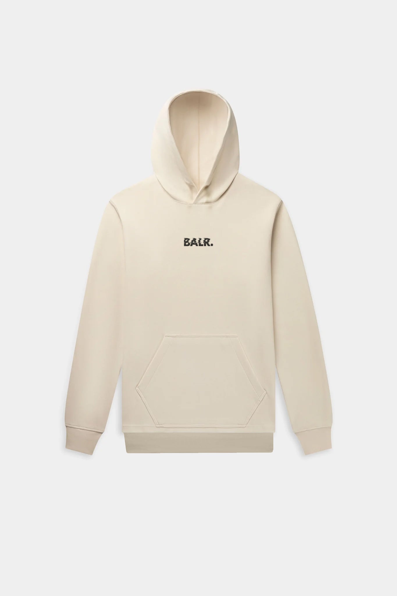 BALR. Glitch Hoodie White Swan