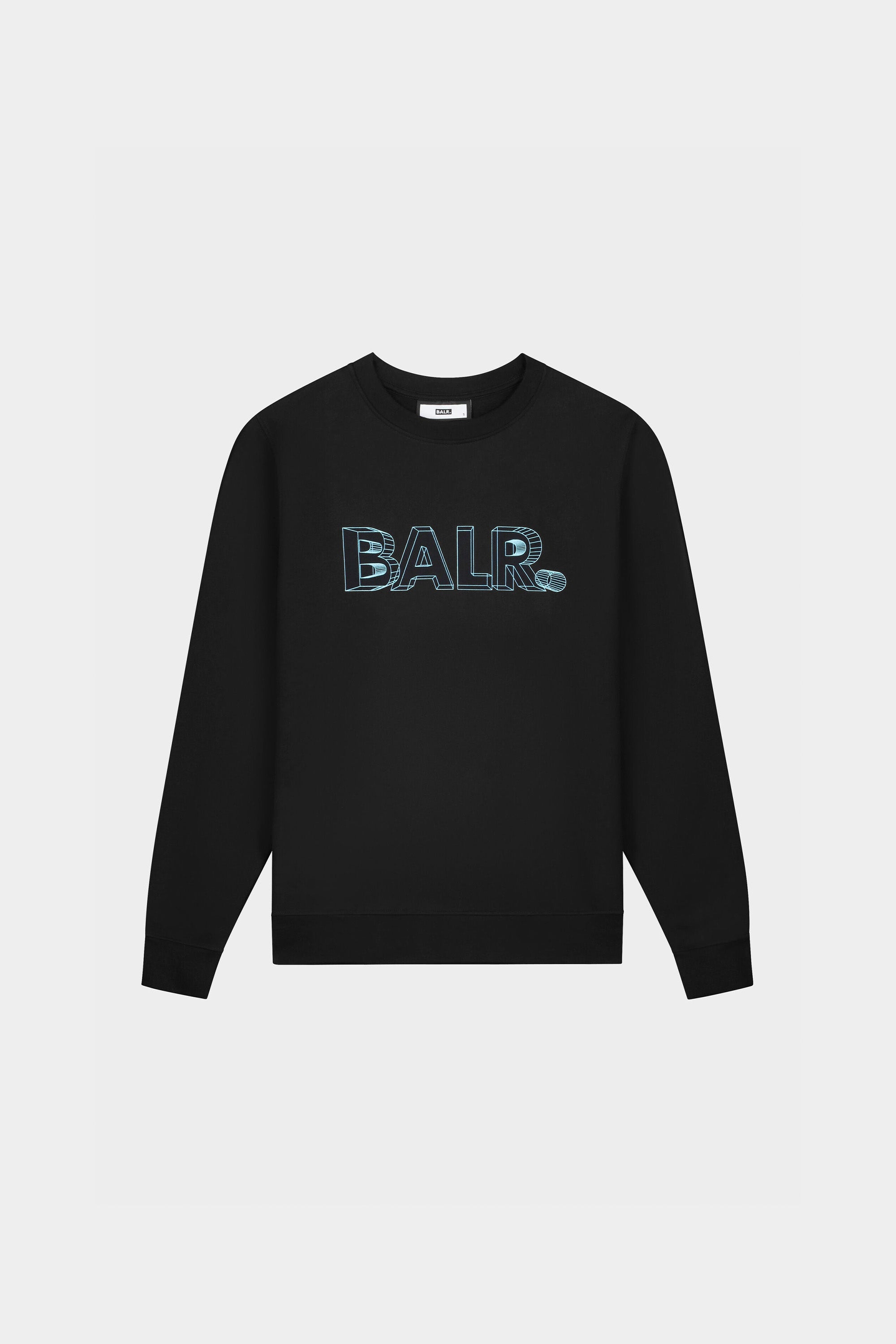 Olaf Straight Crewneck BALR. Linien Jet Black