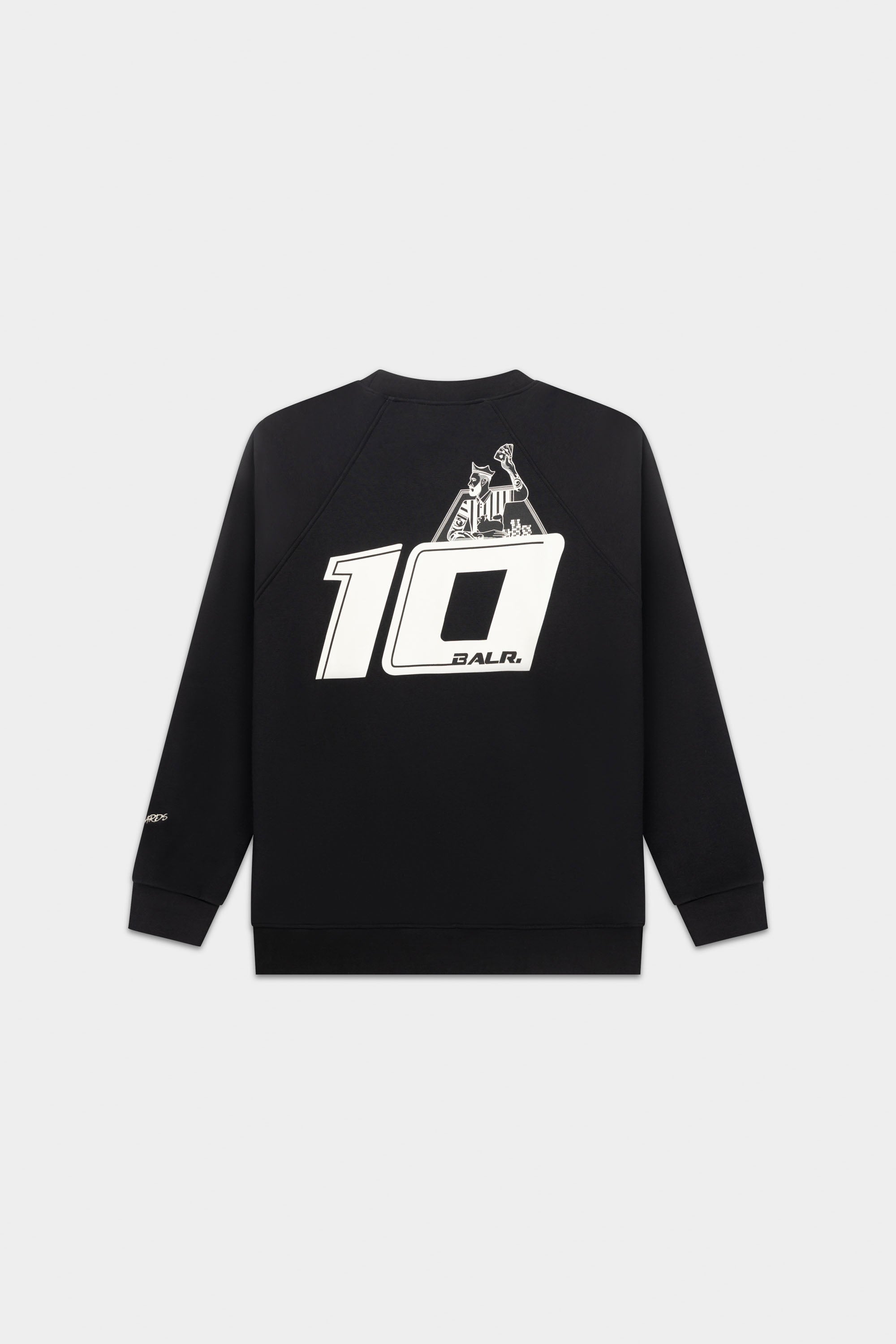 The Club Box Fit Crewneck Jet Black