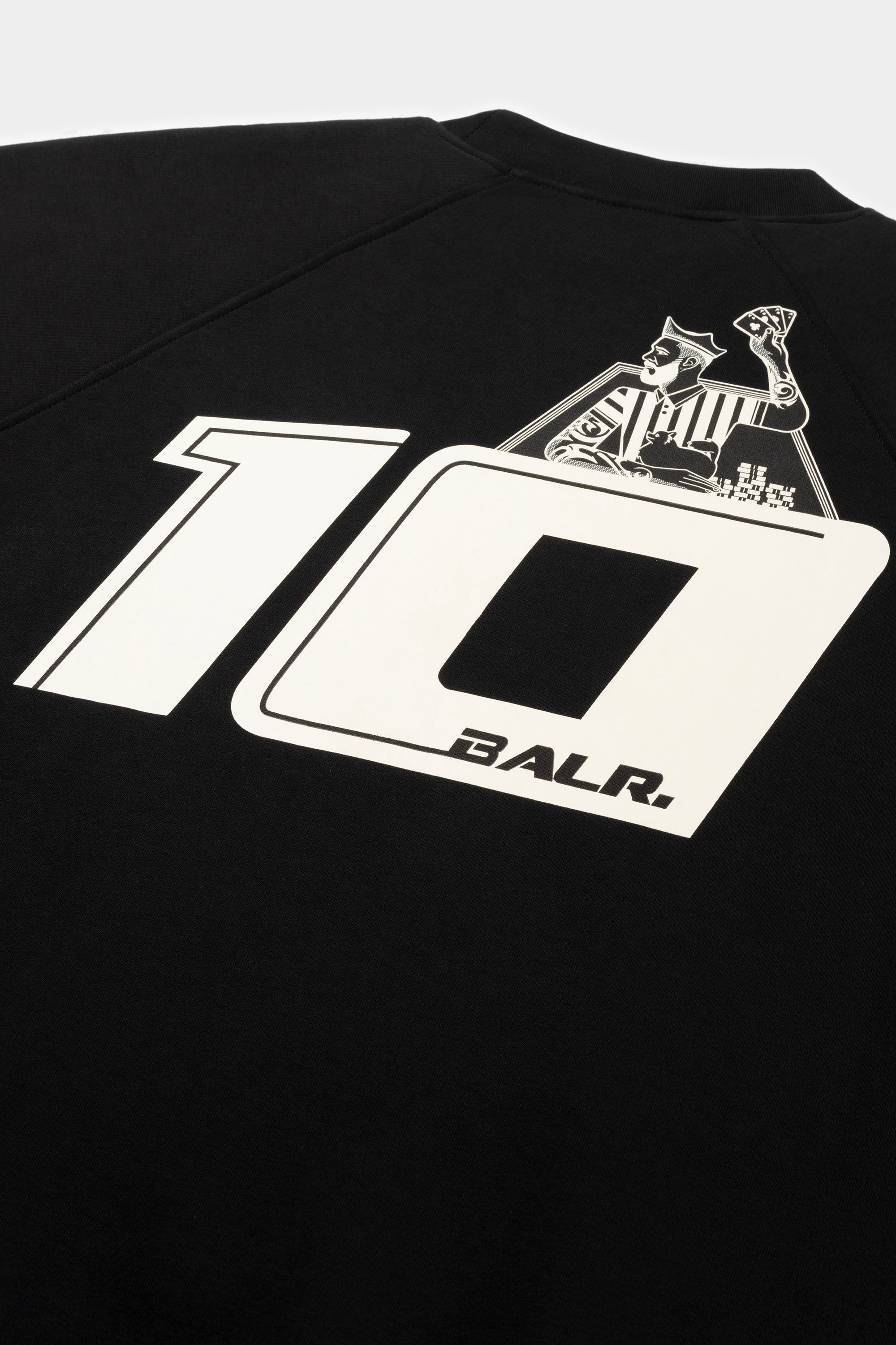 The Club Box Fit Crewneck Jet Black