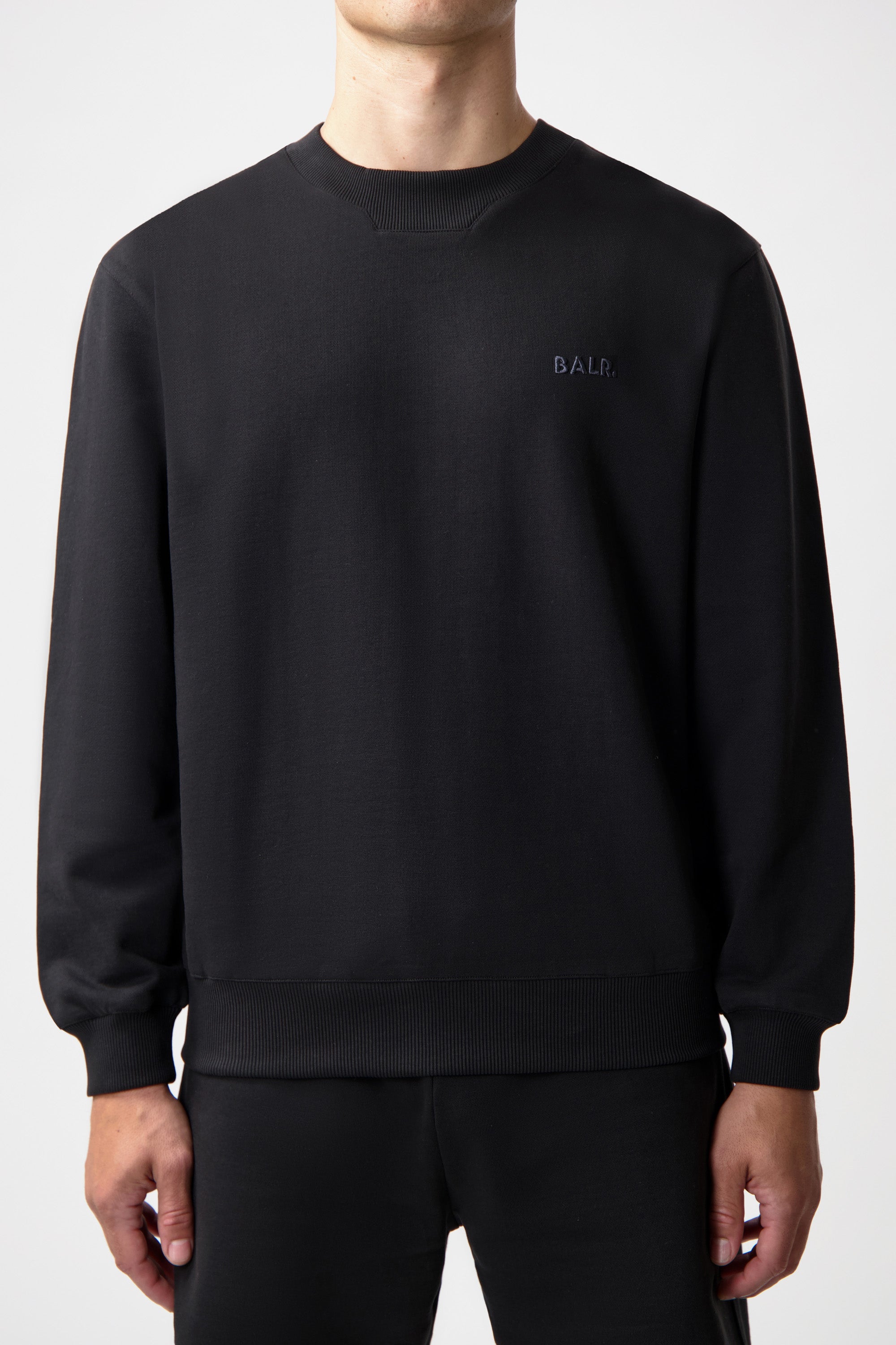 Logo Crewneck Jet Black