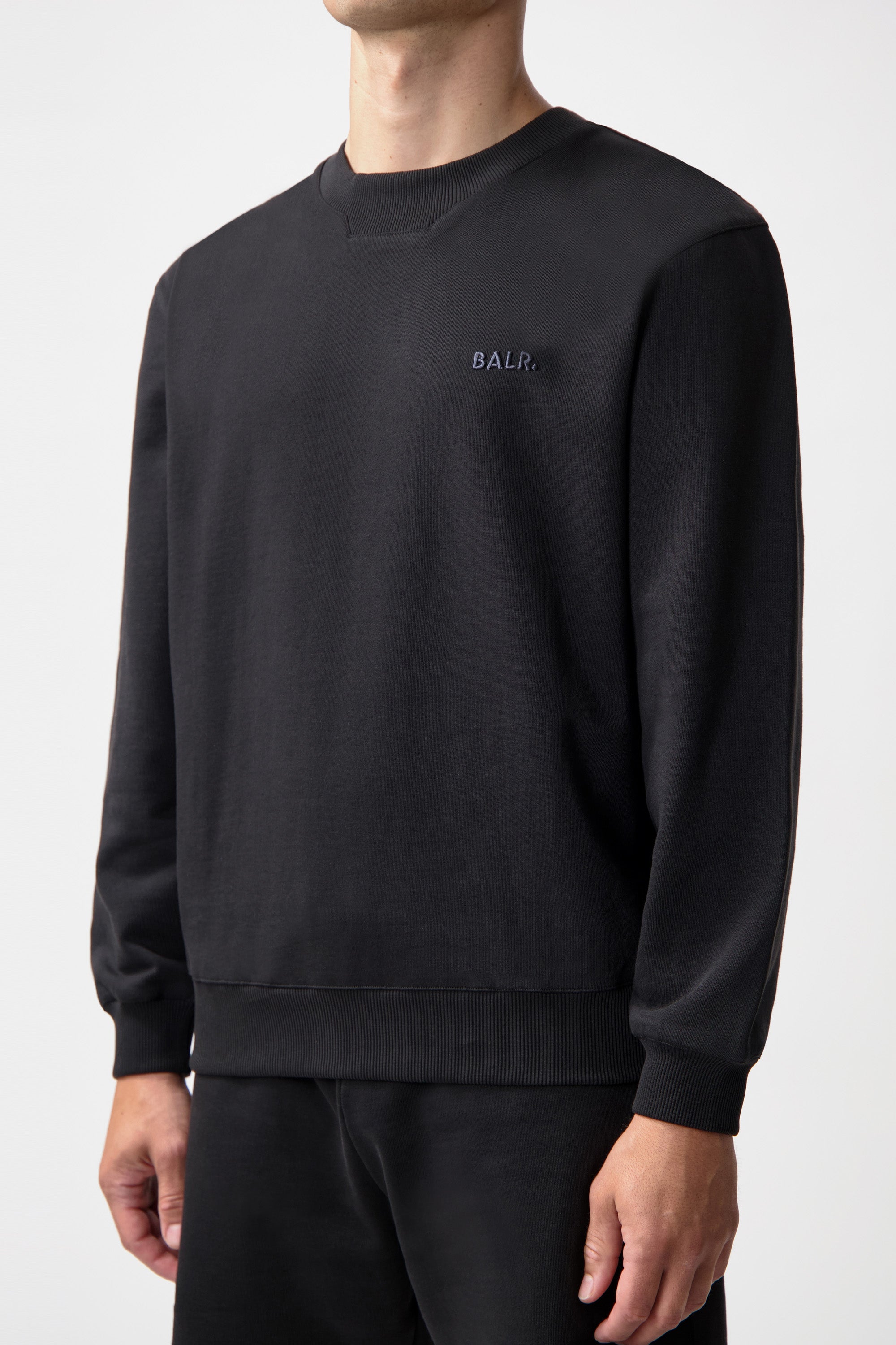 Logo Crewneck Jet Black