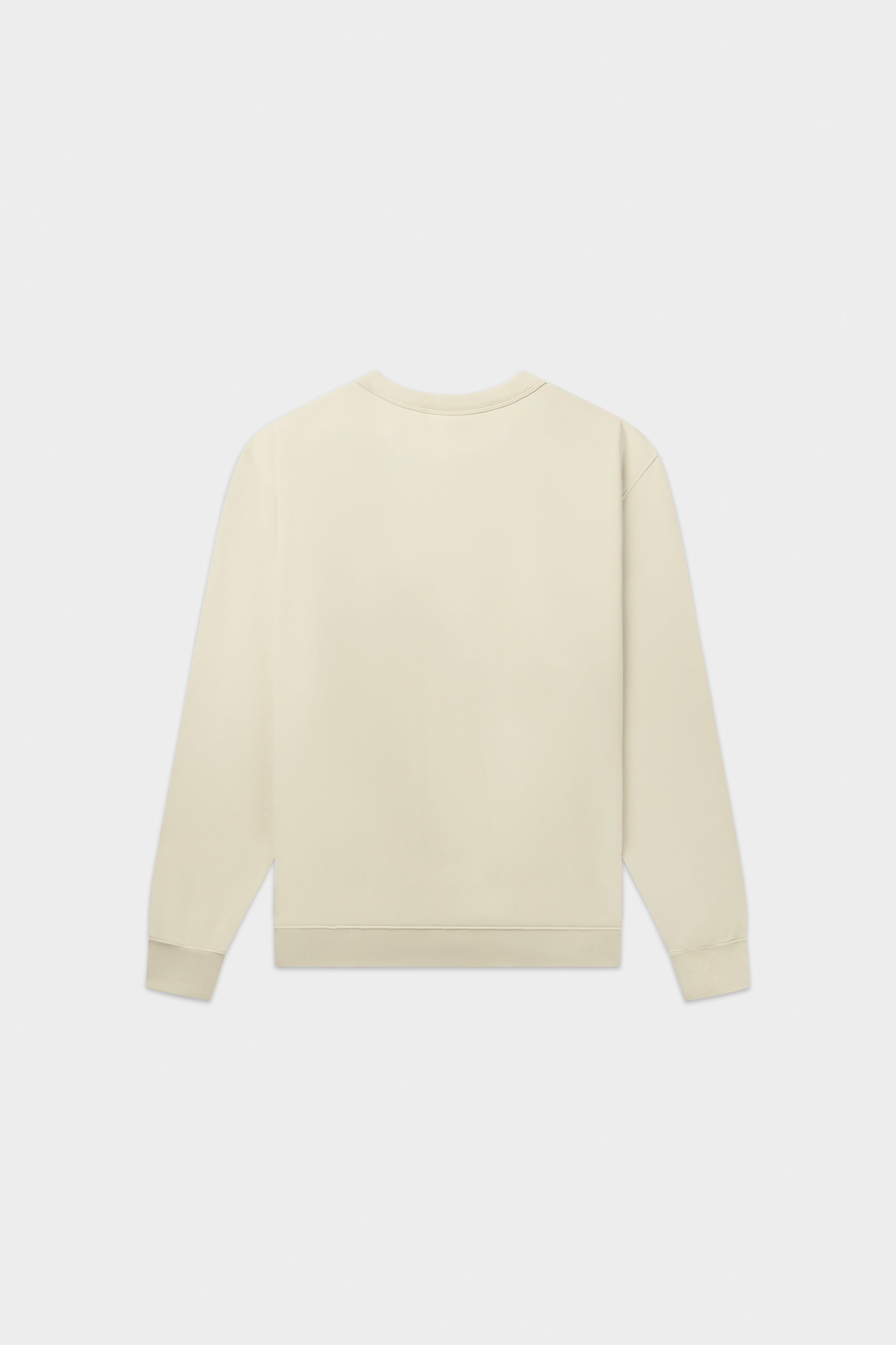 Metallisch Crewneck Leicht Beige