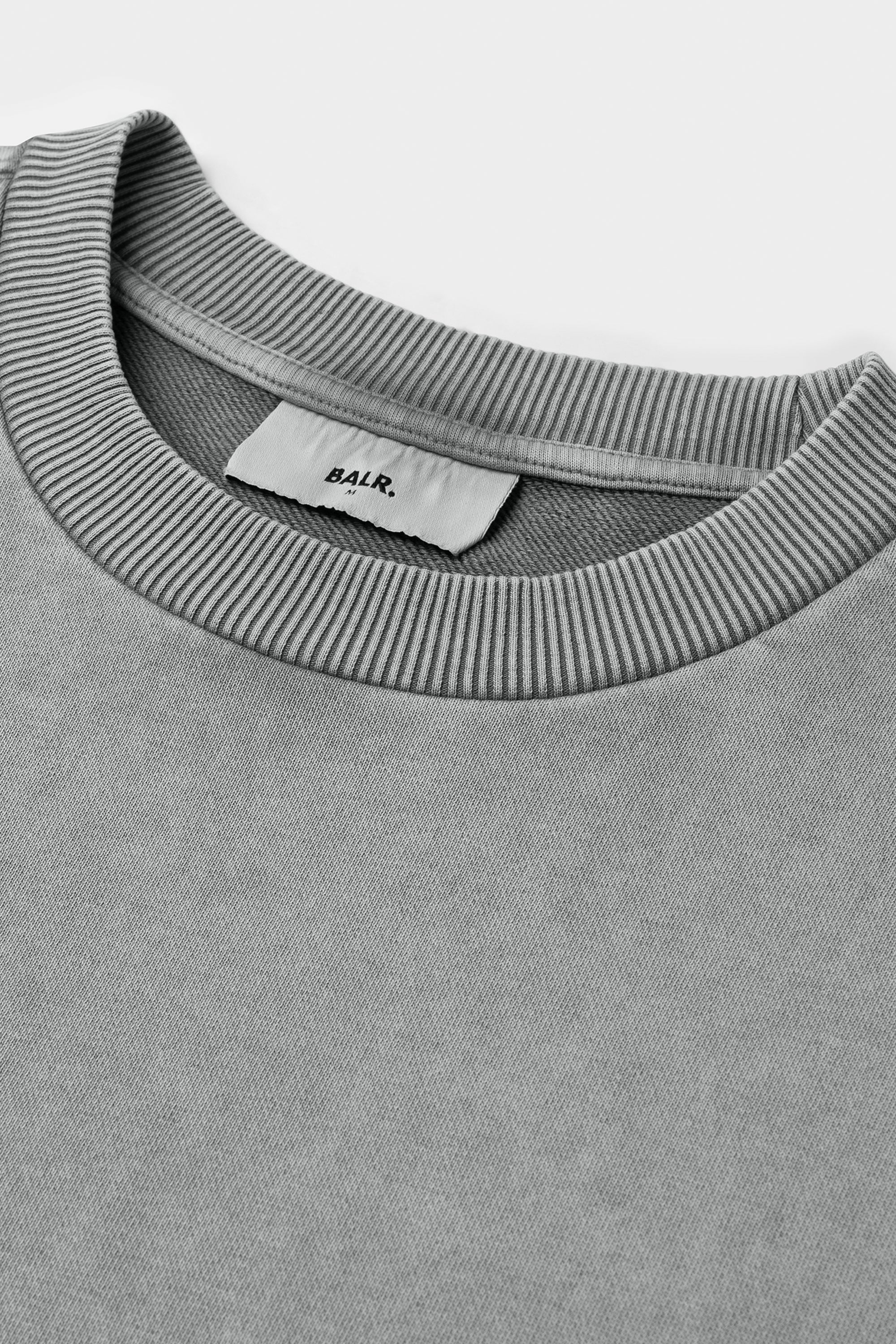 Städtisch gewaschen Box Crewneck Dove Grey