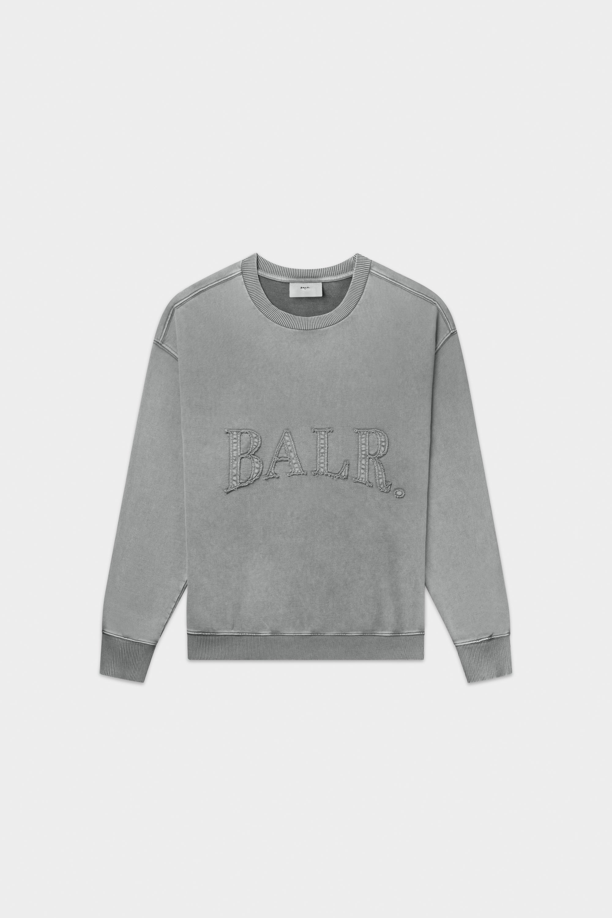 Urbano lavado Box Crewneck Gris de paloma