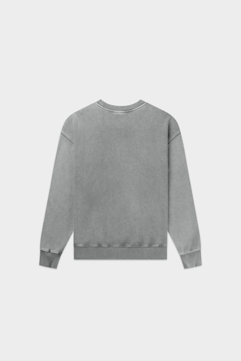 Städtisch gewaschen Box Crewneck Dove Grey