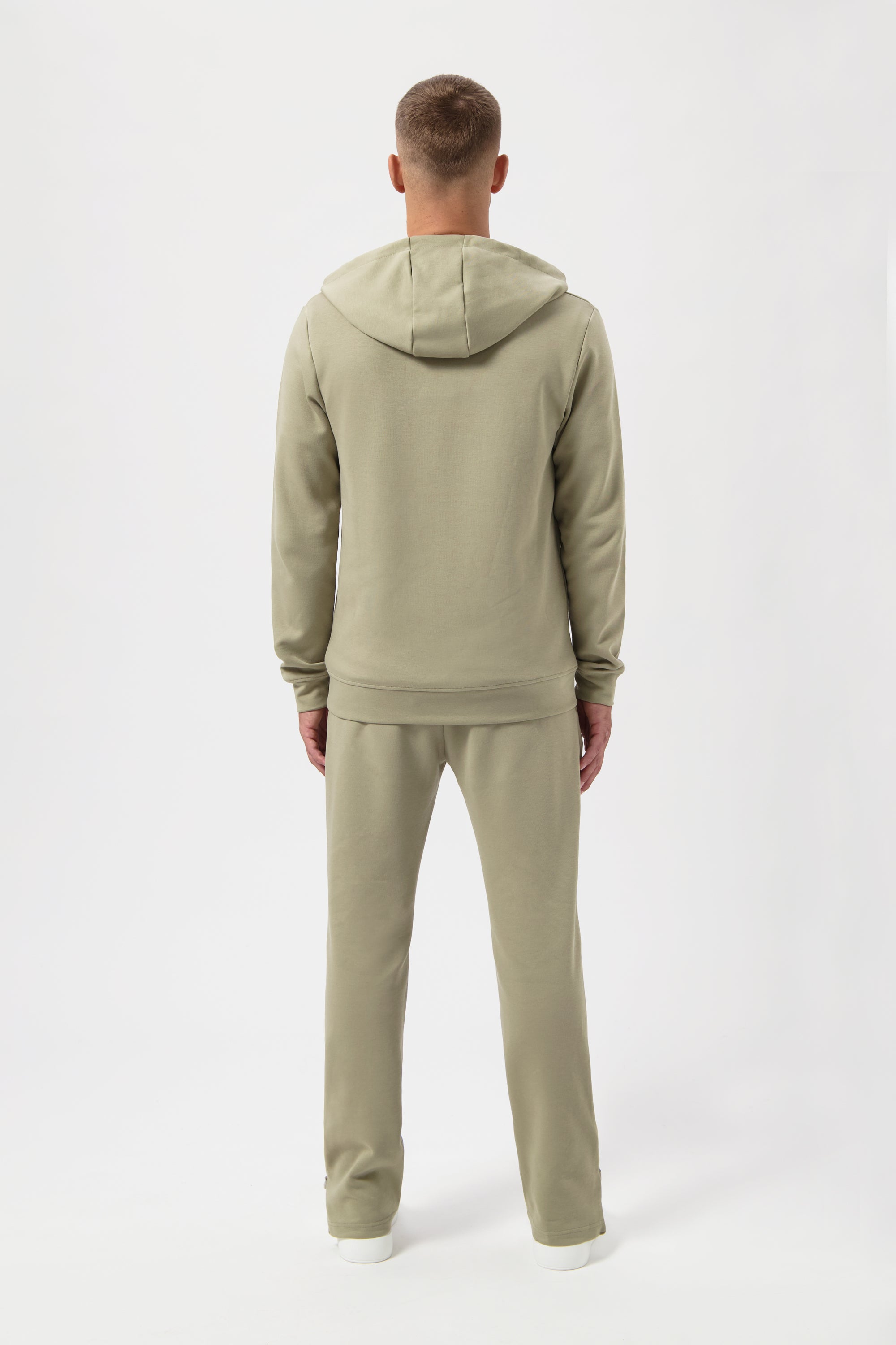 Q-Series Regular Fit Zip Through Hoodie Seneca Gray