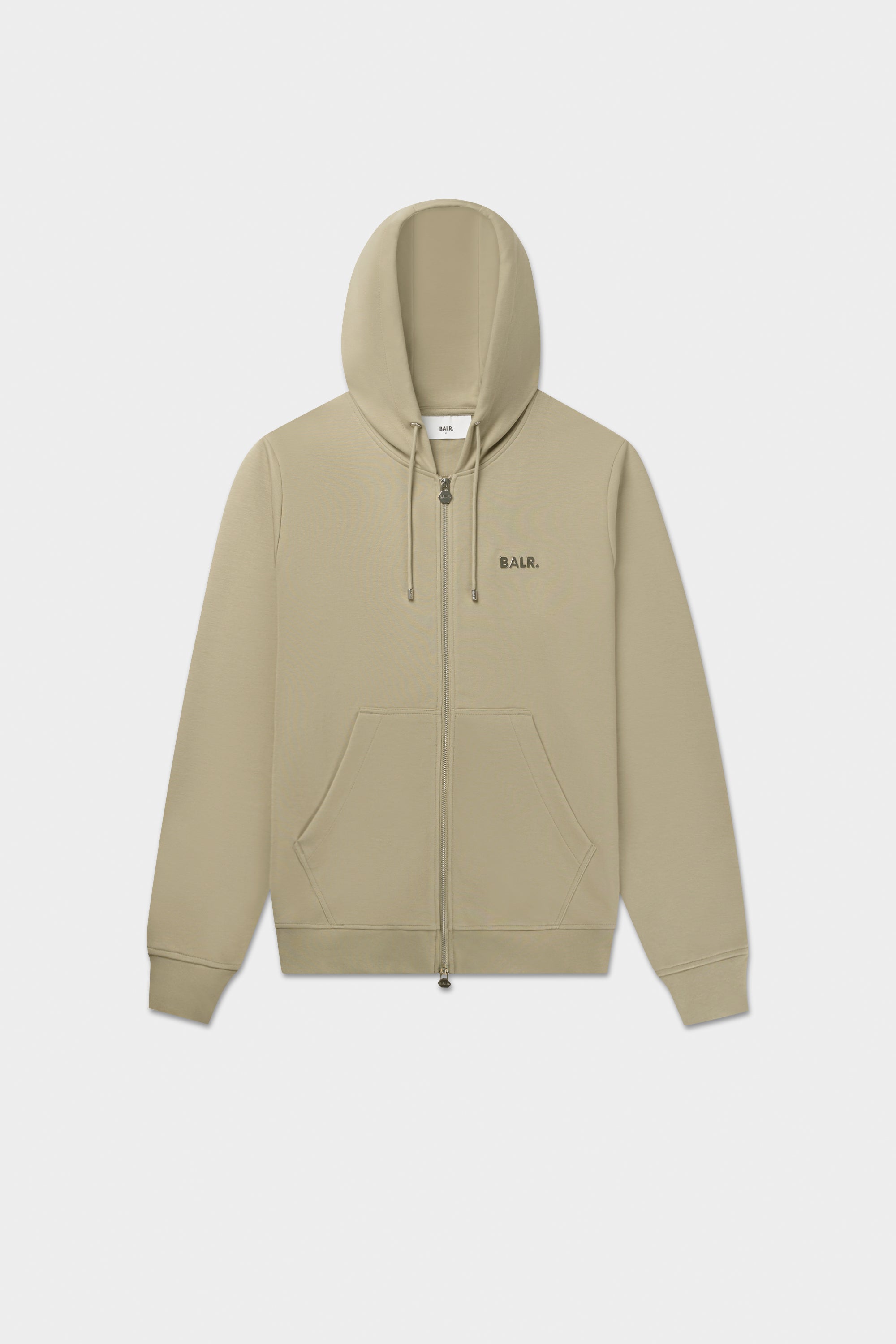 Q-Series Regular Fit Zip Through Hoodie Seneca Gray