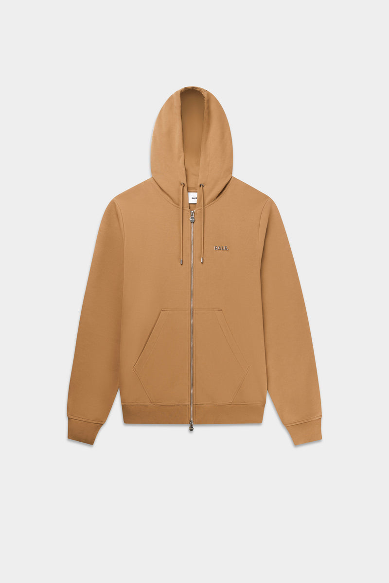 Q-Series Regular Fit Zip Through Sudadera Toasted Coconut