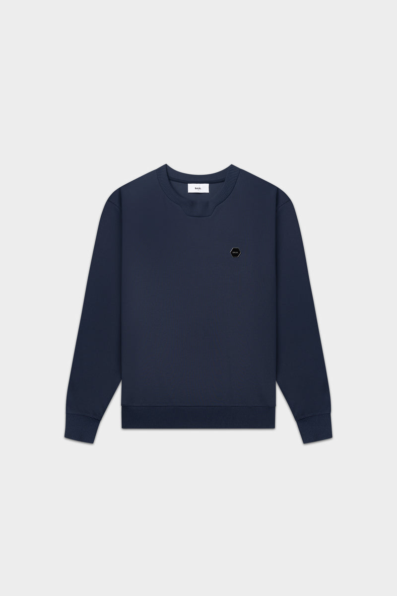 Hex-Series Crewneck Space Navy