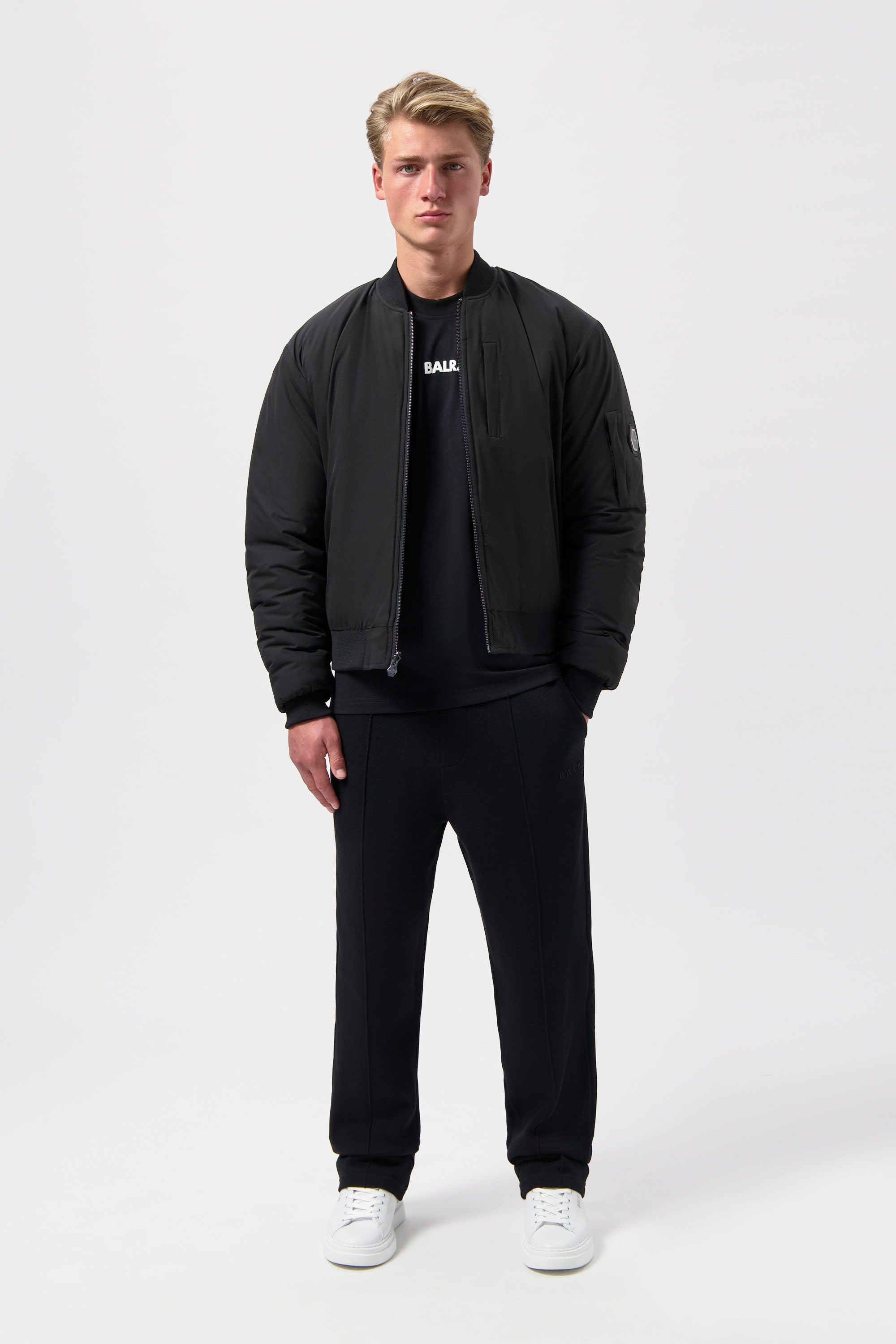 The Club Regular Fit Reversible Bomber Chaqueta Jet Black