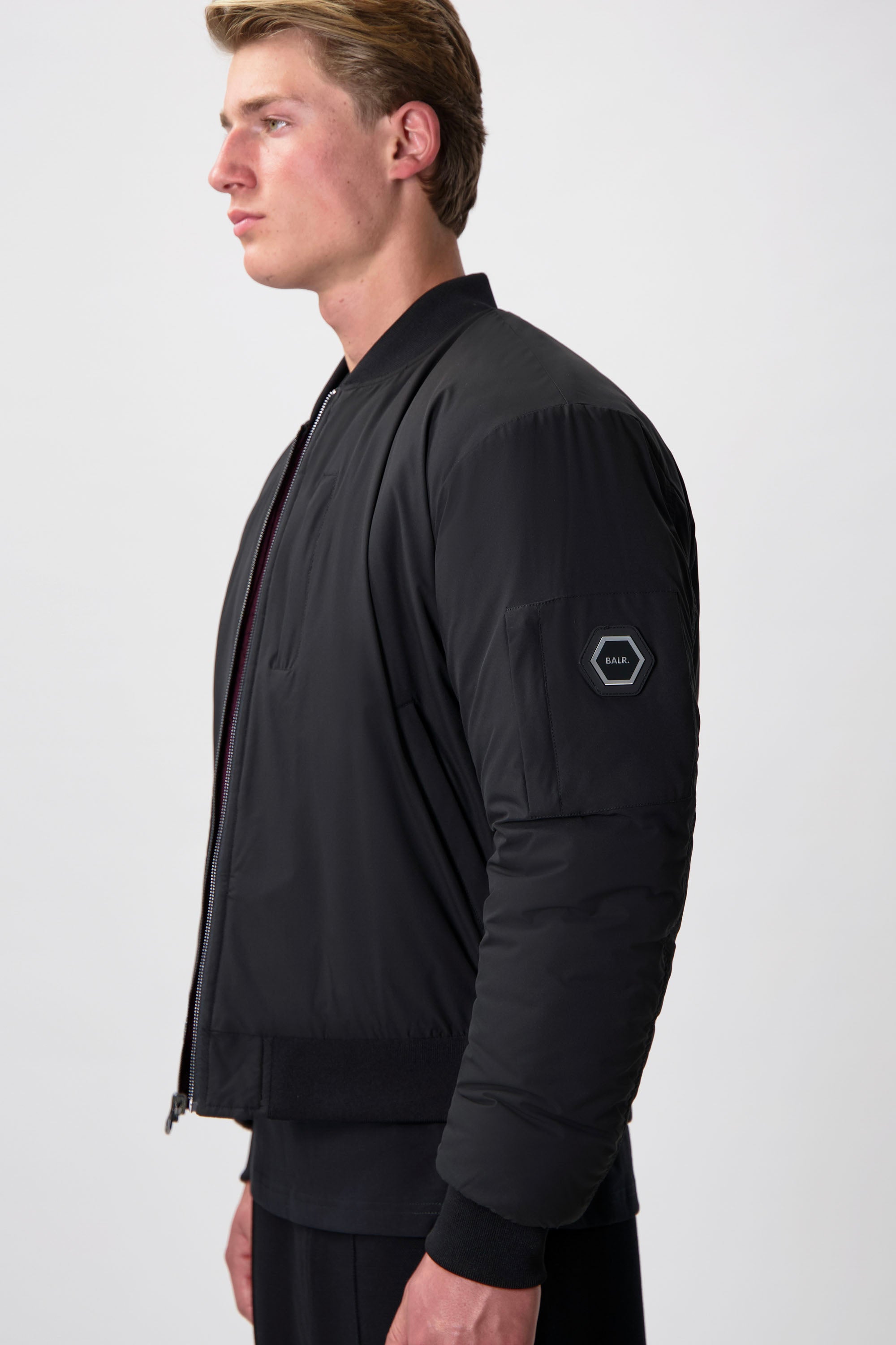 The Club Regular Fit Reversible Bomber Chaqueta Jet Black