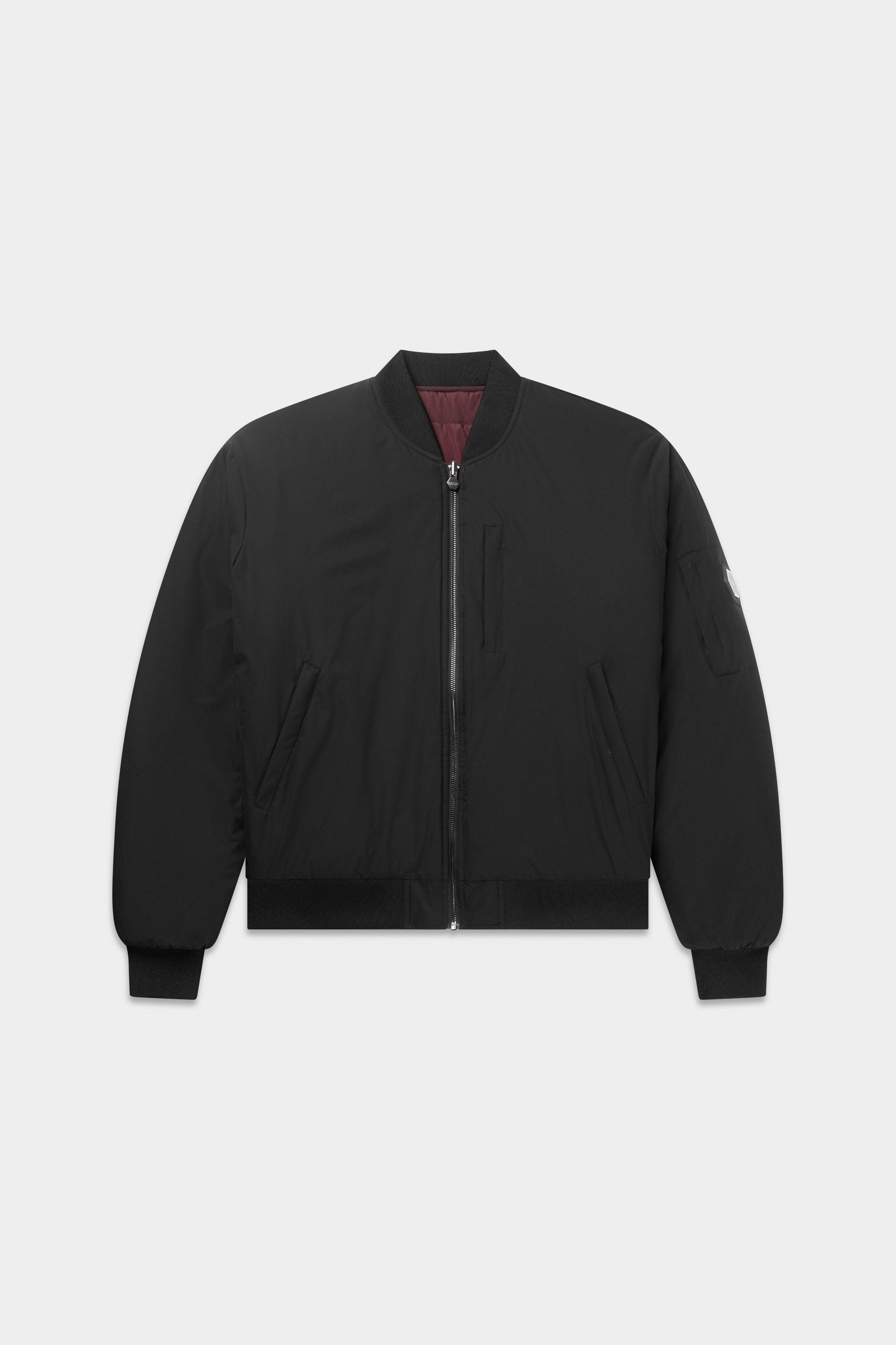 The Club Regular Fit Reversible Bomber Chaqueta Jet Black