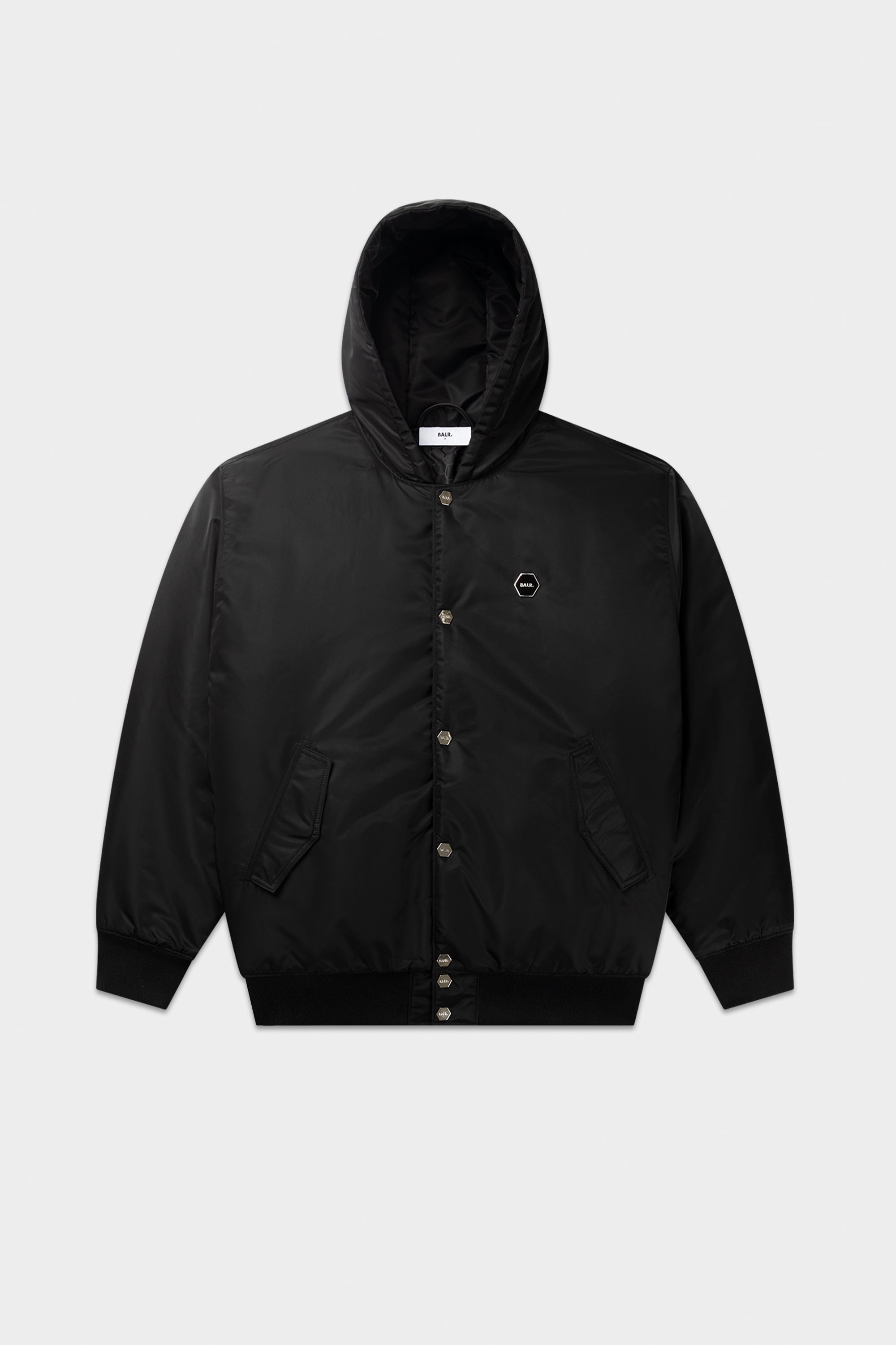 Hex Badge Capuchon Bomberjack Jet Black