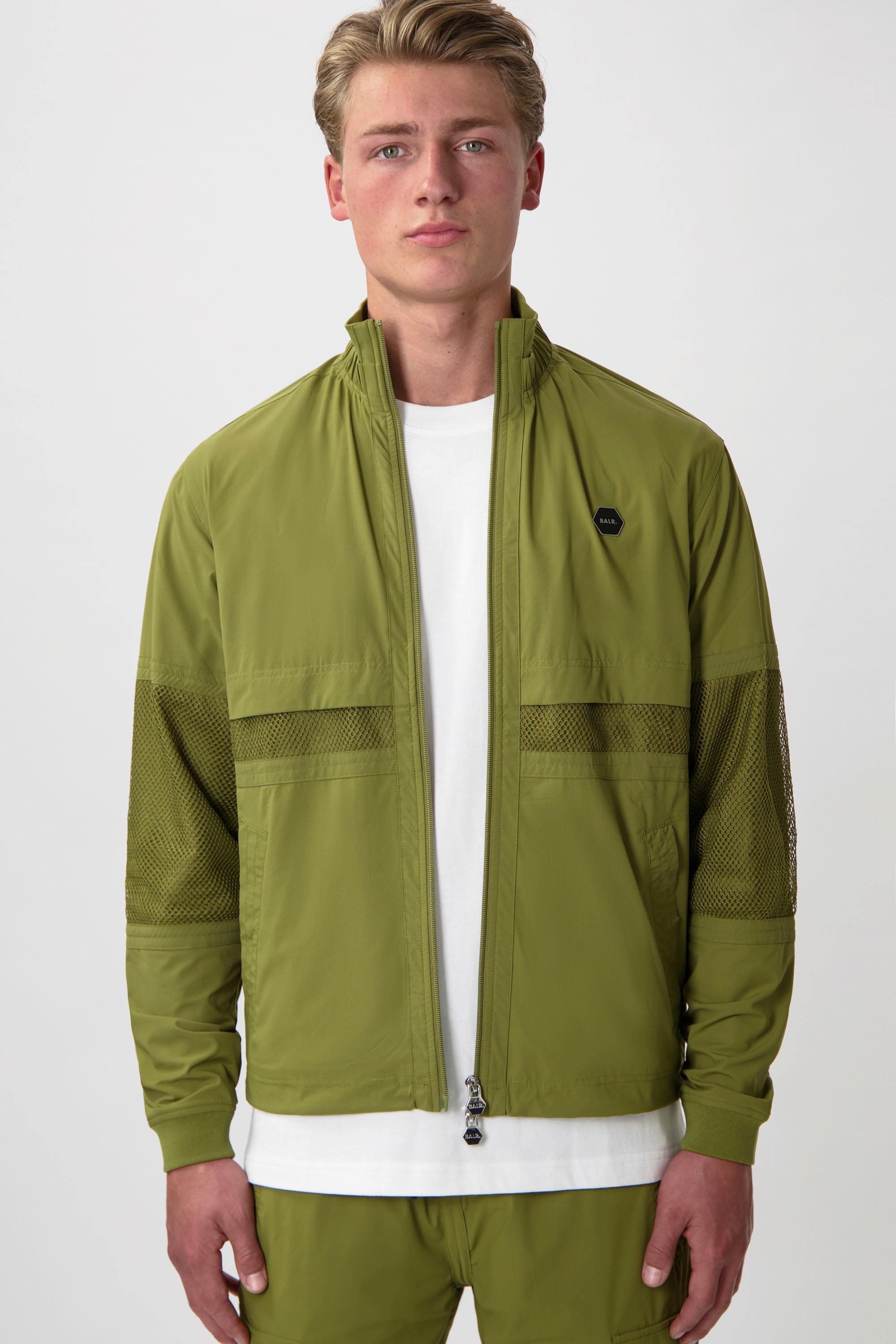 Hexline Regular Fit Track Jacket Sphagnum