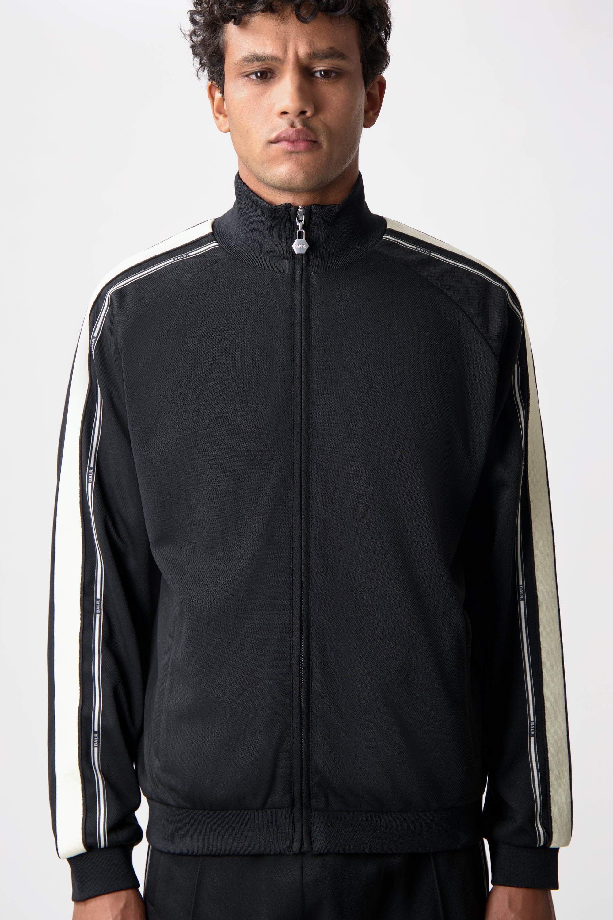 Tape Track Jacket Jet Black