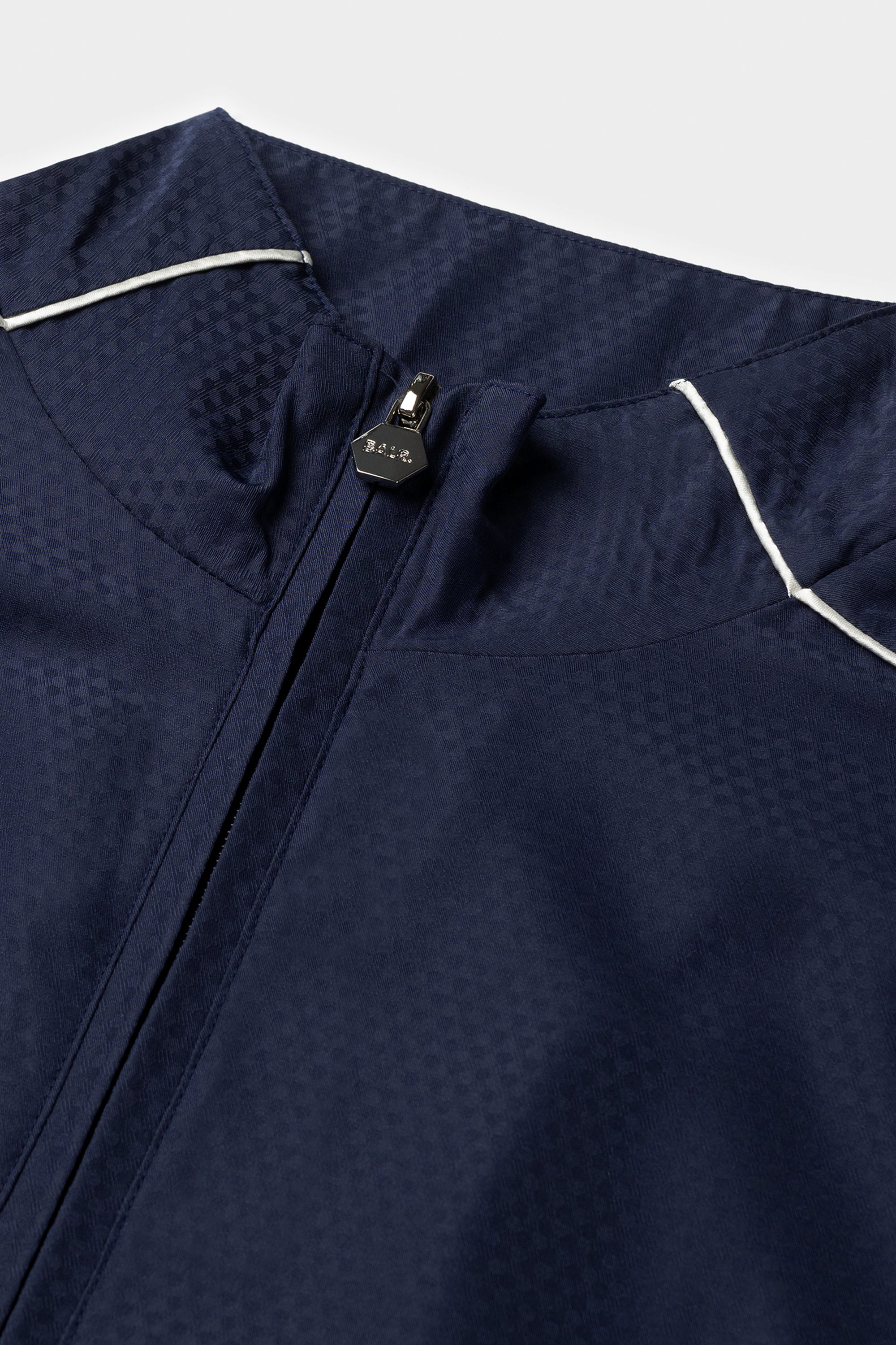 Jacquard Relaxed Track Jacket Space Navy