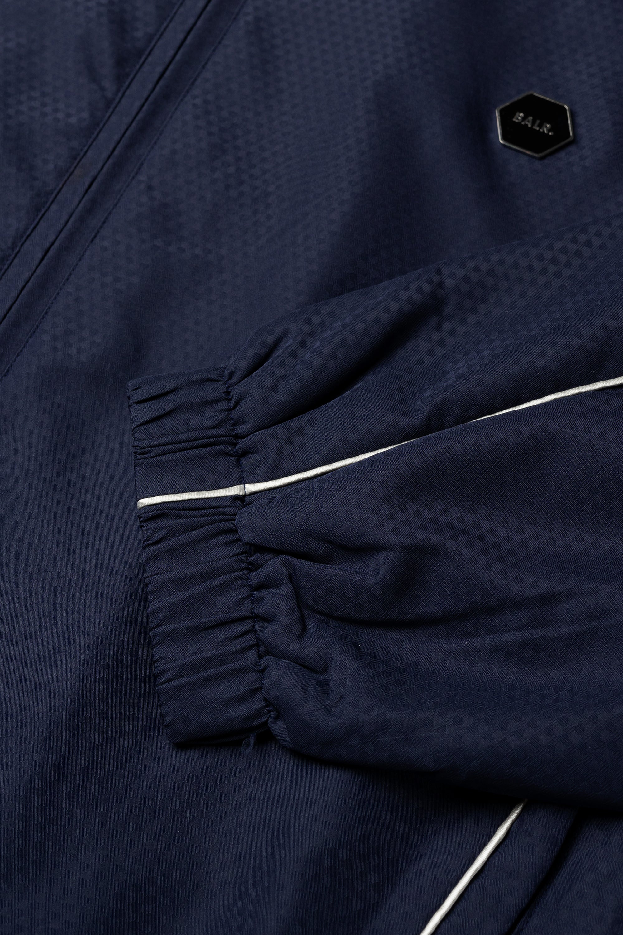 Jacquard Relaxed Track Jacket Space Navy