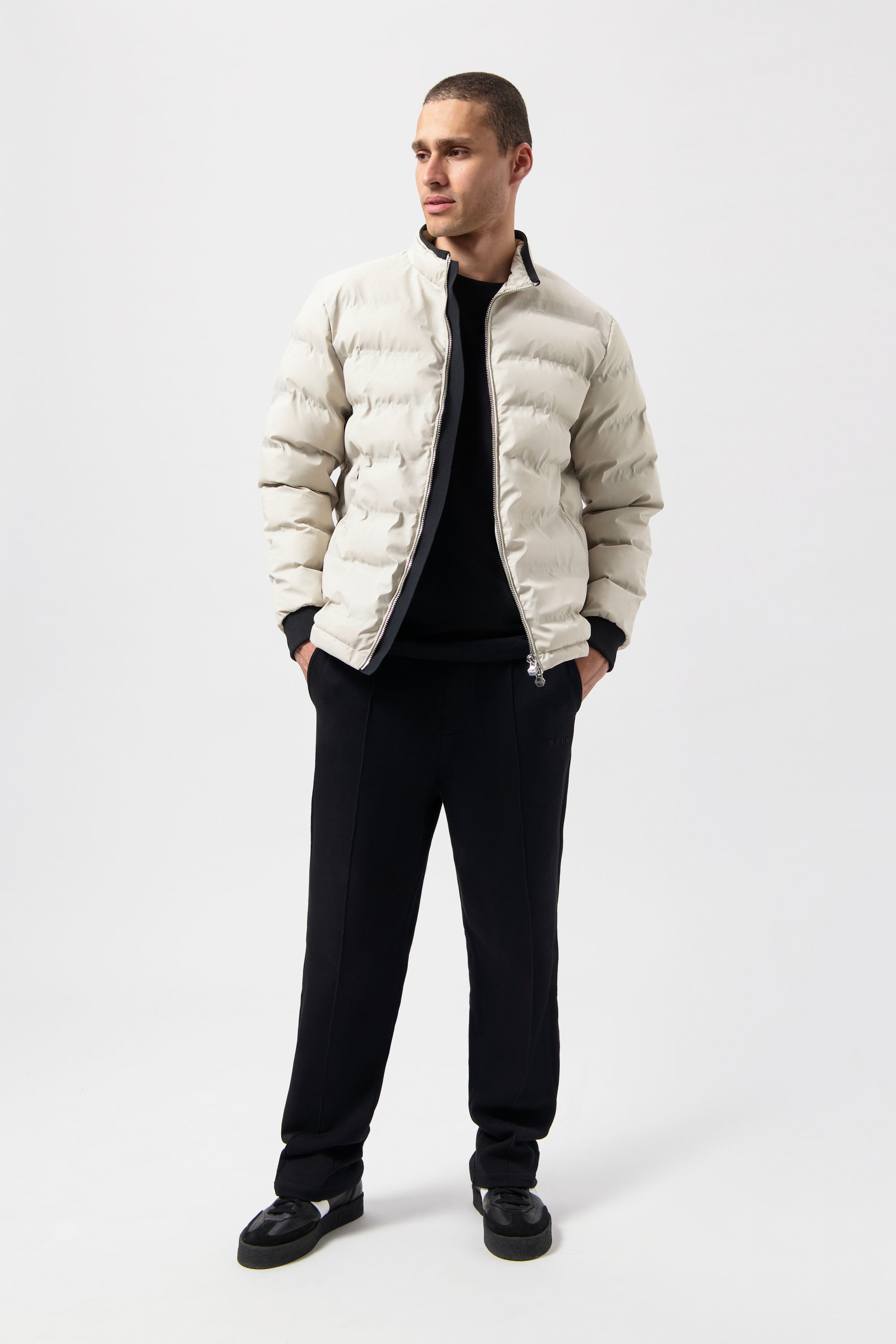 Q-Series Regular Fit Pufferjacke Silver Lining