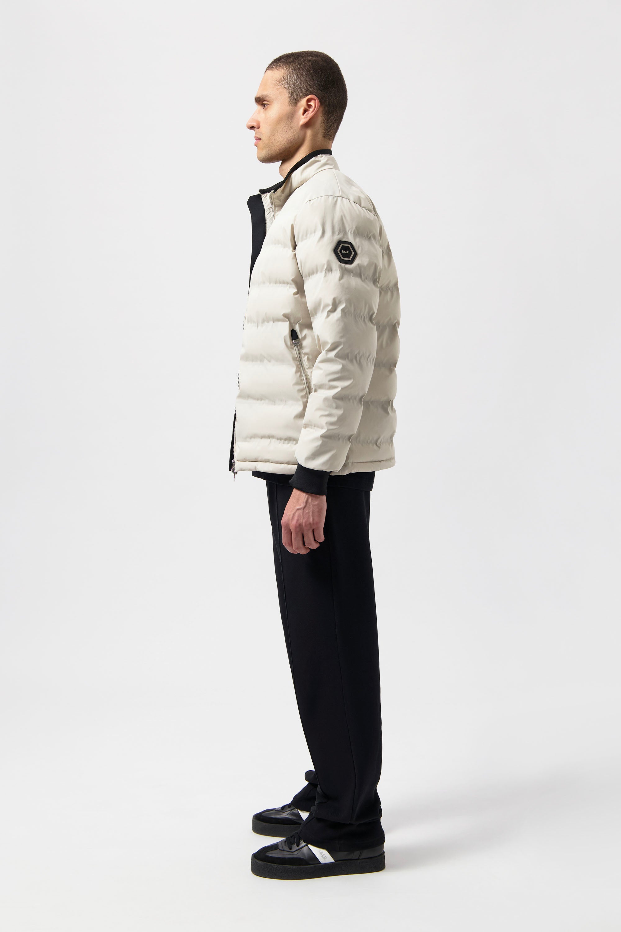 Q-Series Regular Fit Pufferjacke Silver Lining