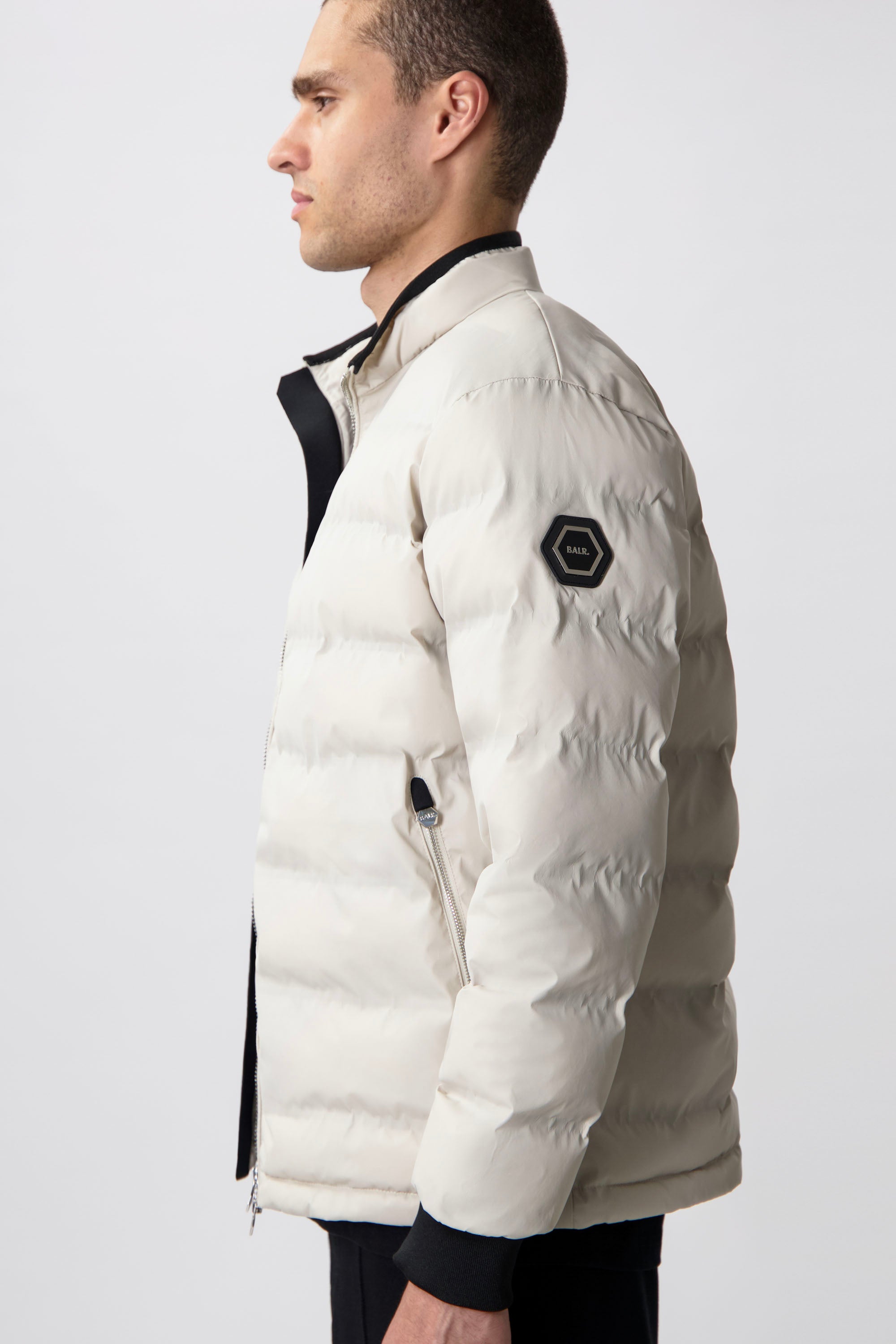 Q-Series Regular Fit Pufferjacke Silver Lining