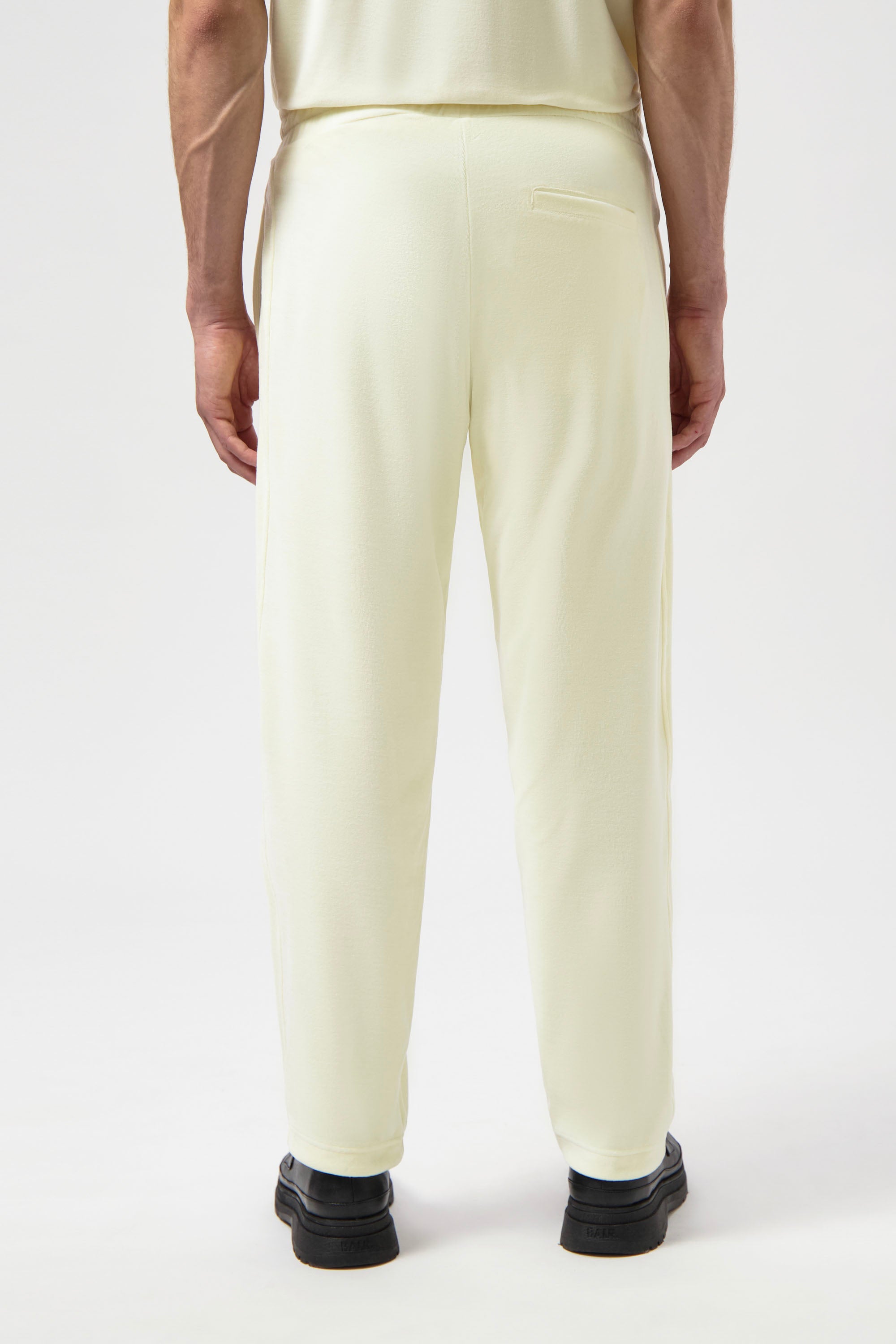 Brand Luxe Regular Straight Fit Pantalones White Swan