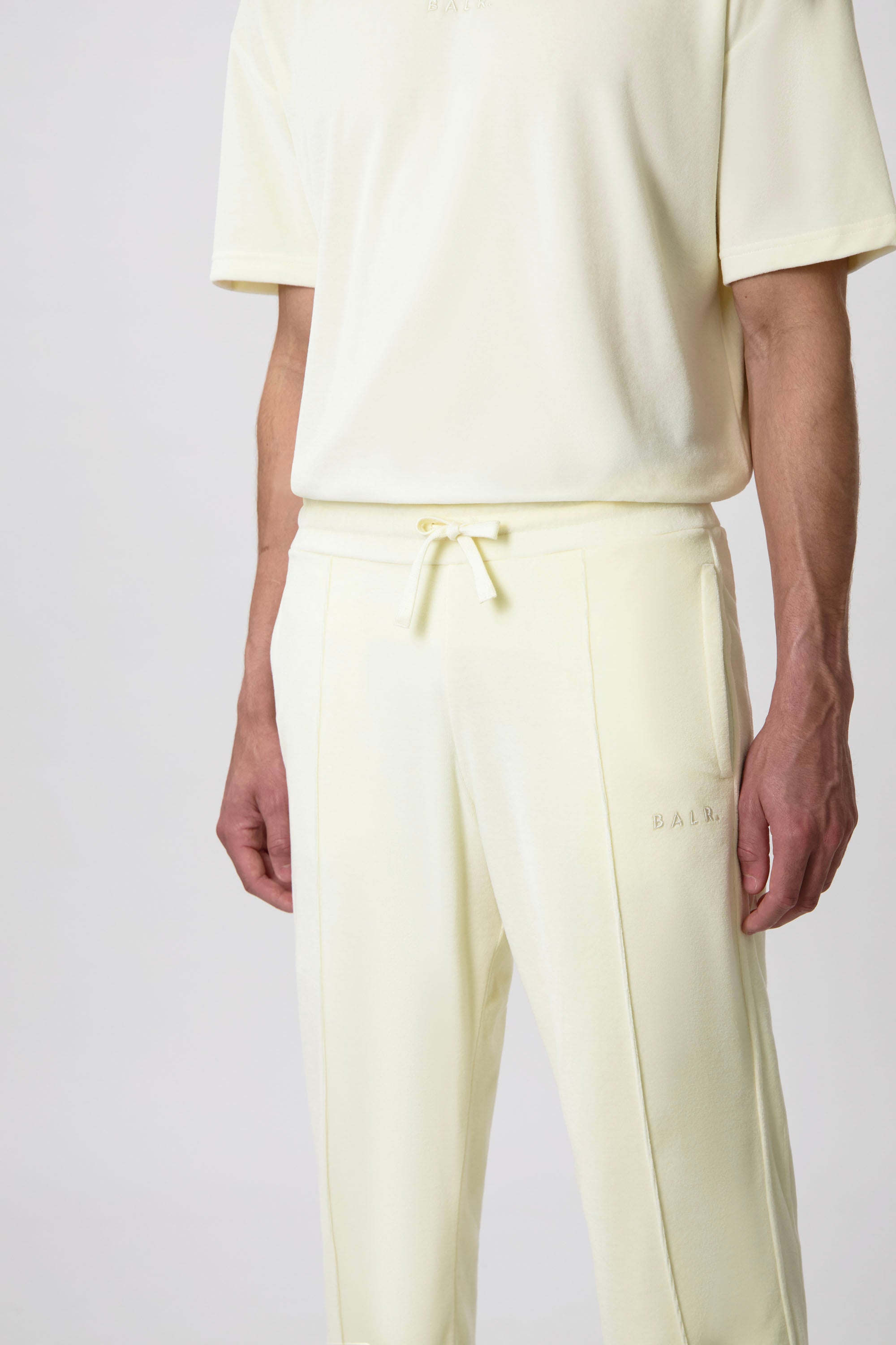 Brand Luxe Regular Straight Fit Pants White Swan