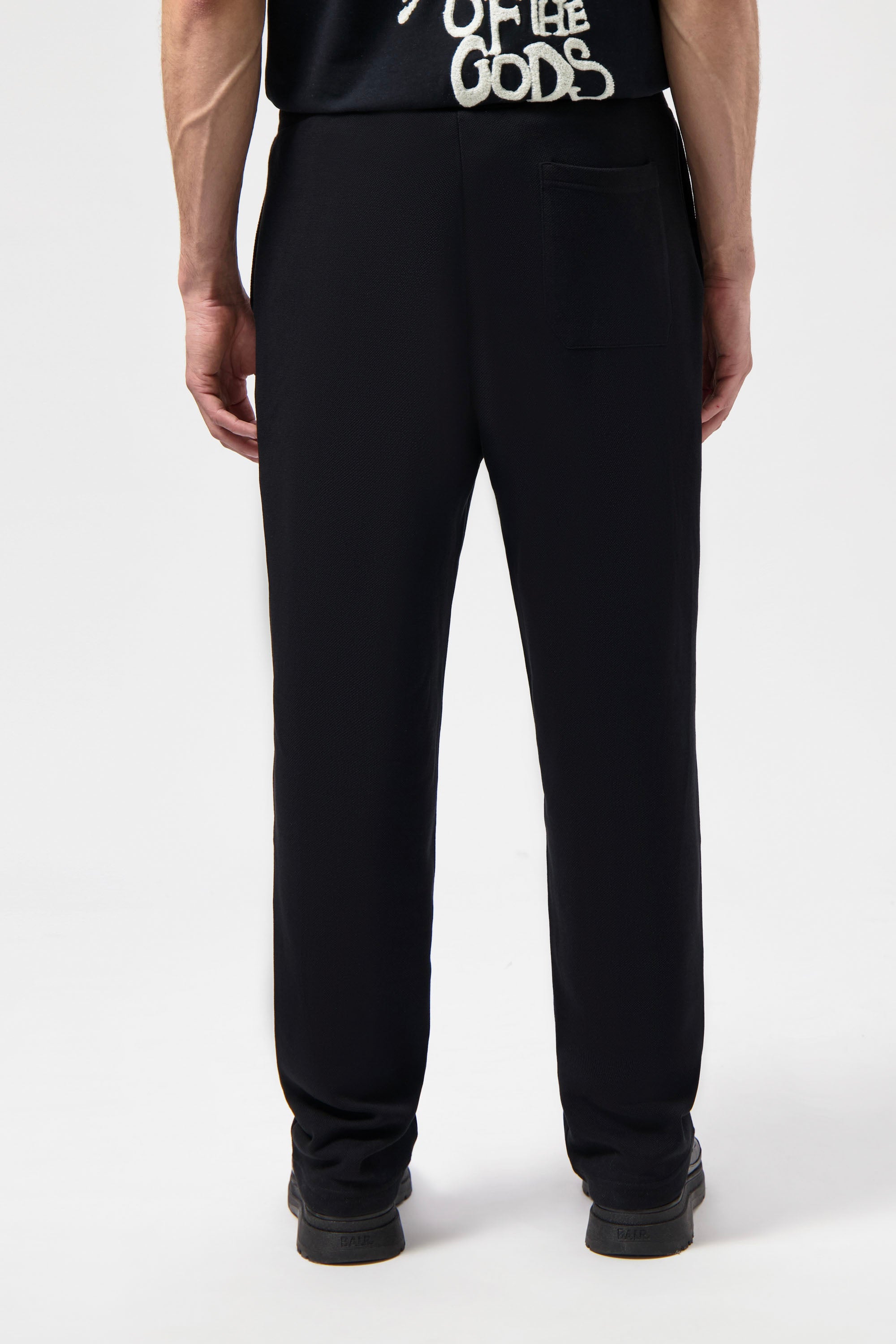 Game Day Regular Straight Fit Pants Jet Black