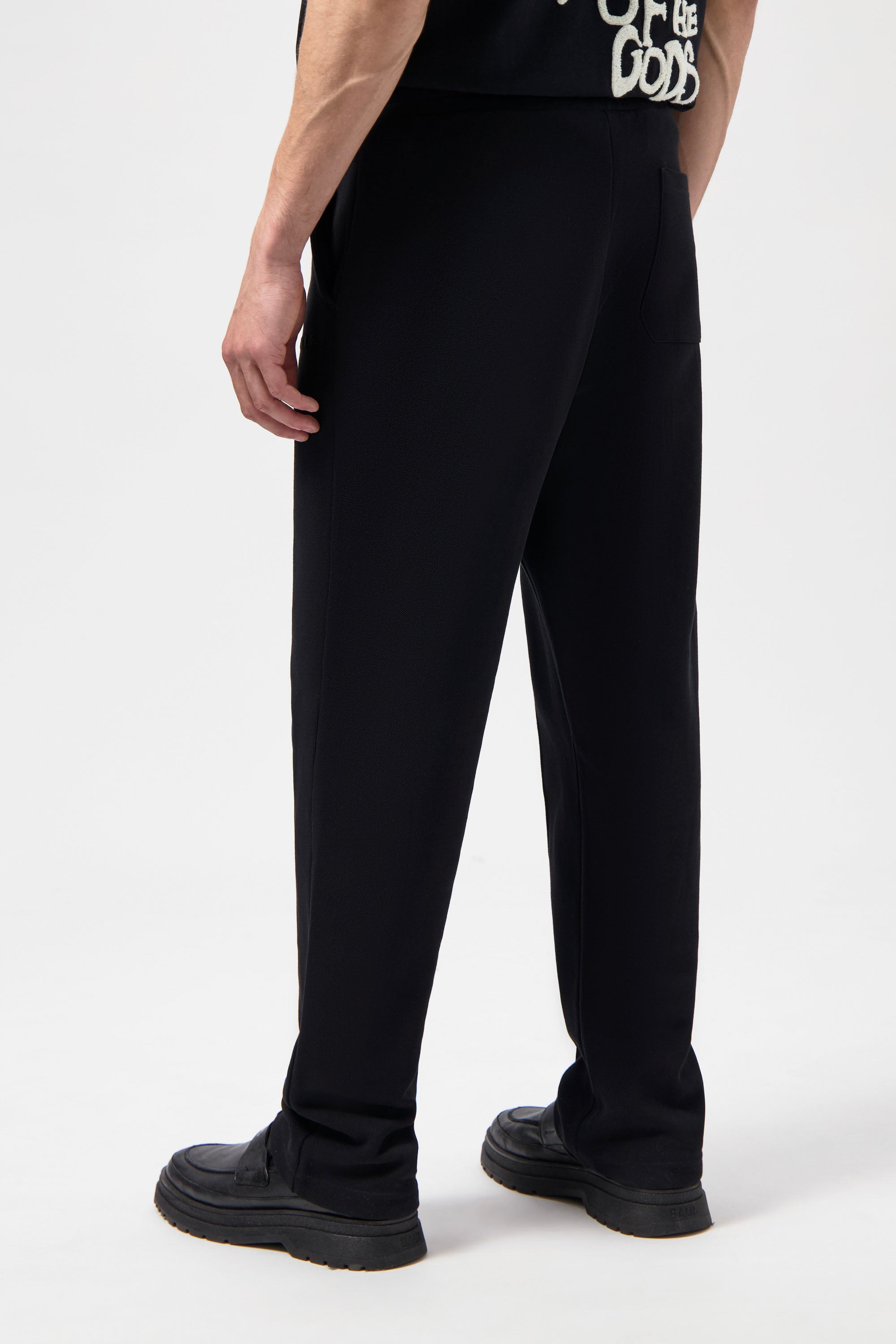 Game Day Regular Straight Fit Pants Jet Black