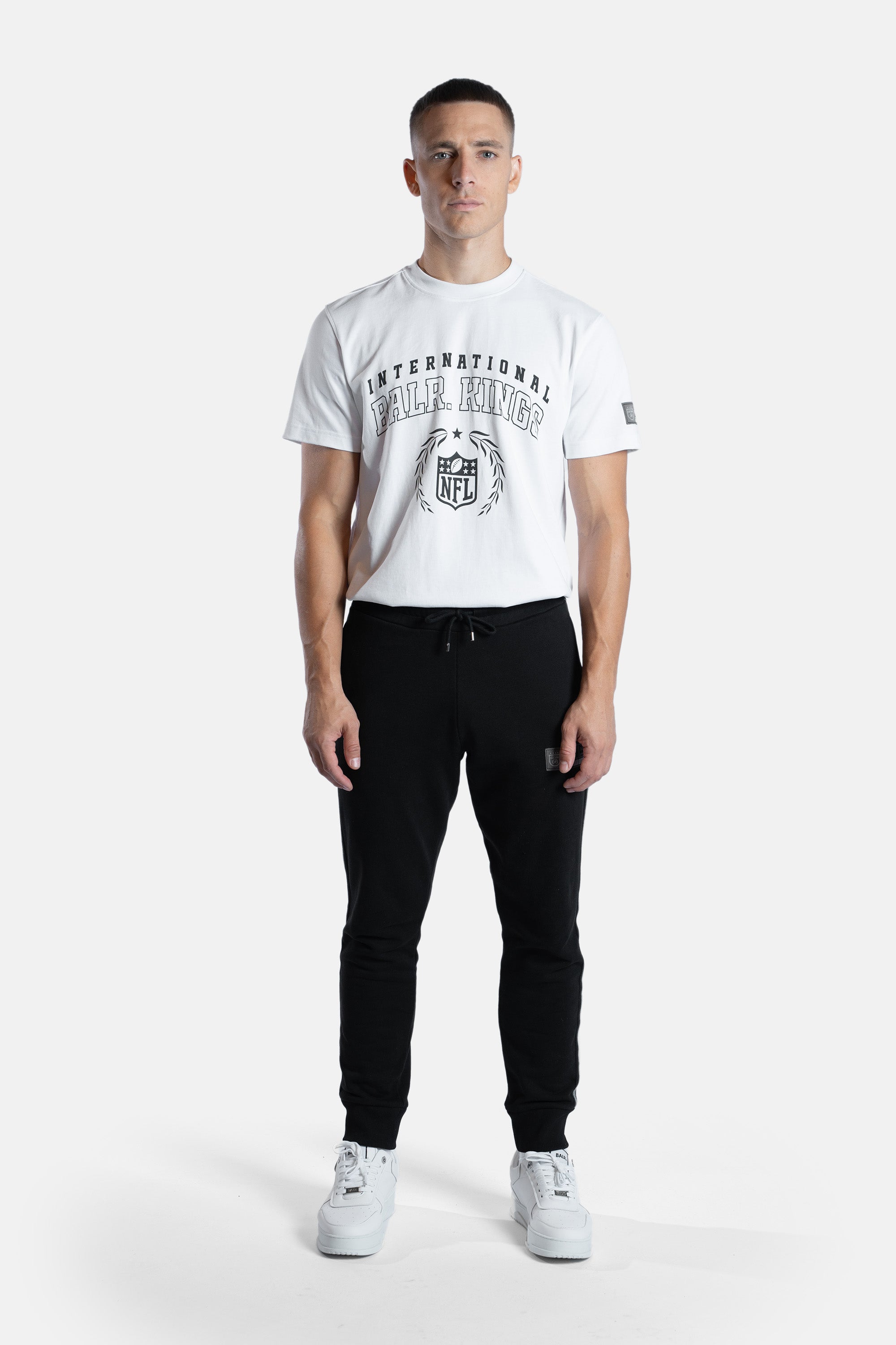 NFL x BALR. Sweatpants Jet Black